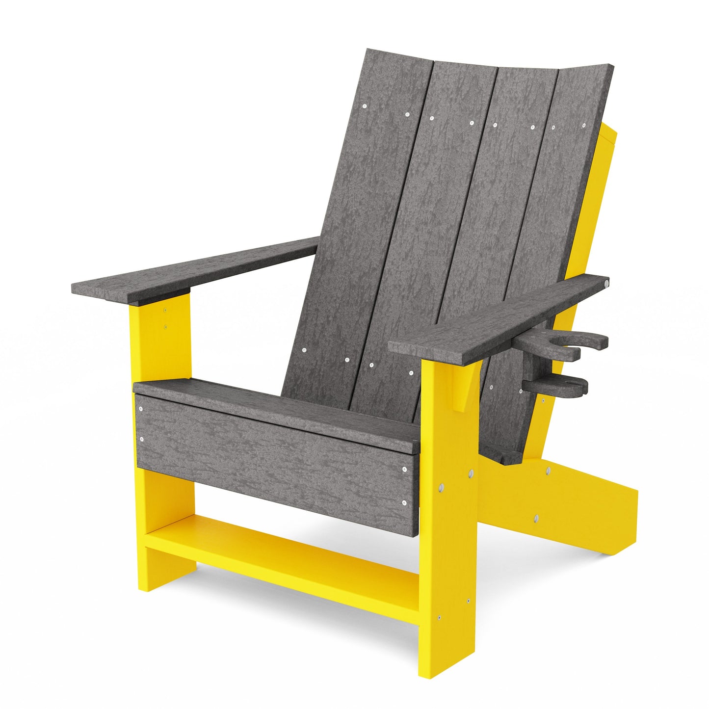 Contemporary Modern Adirondack Chair with Cup Holder