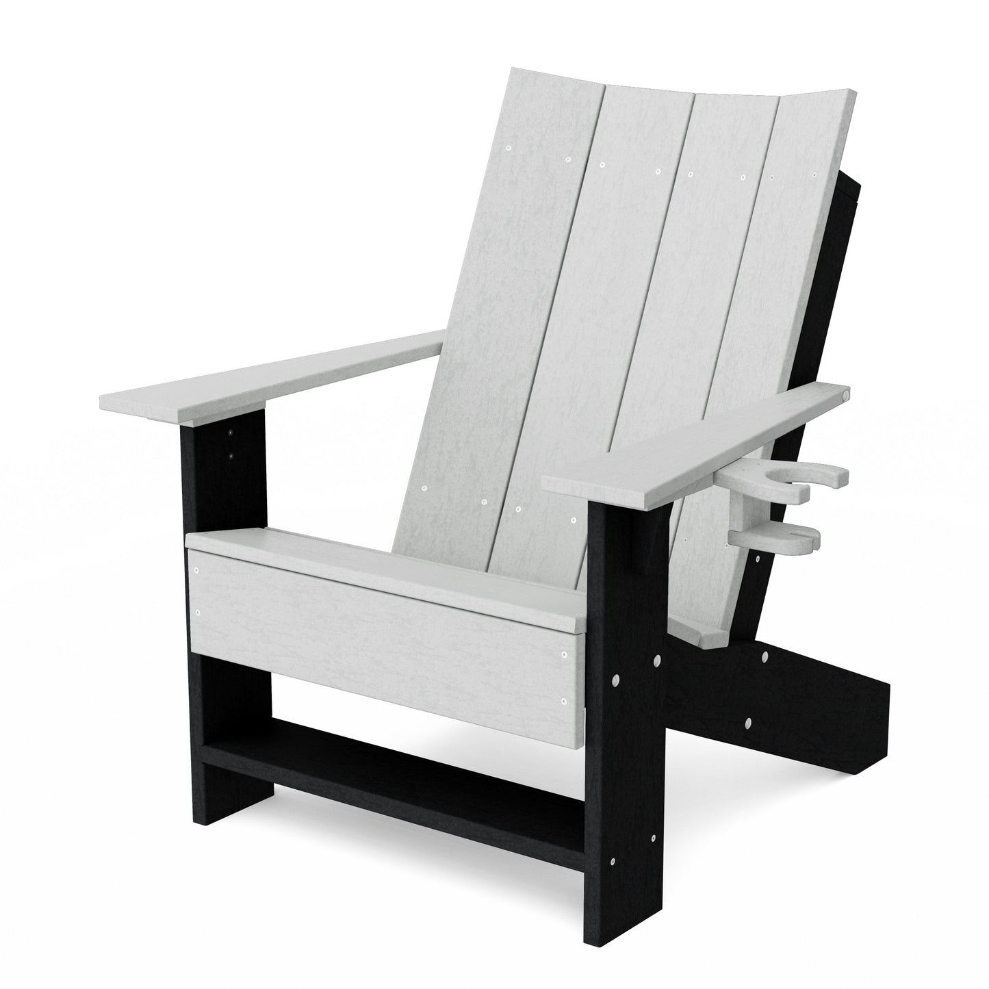 Contemporary Modern Adirondack Chair with Cup Holder