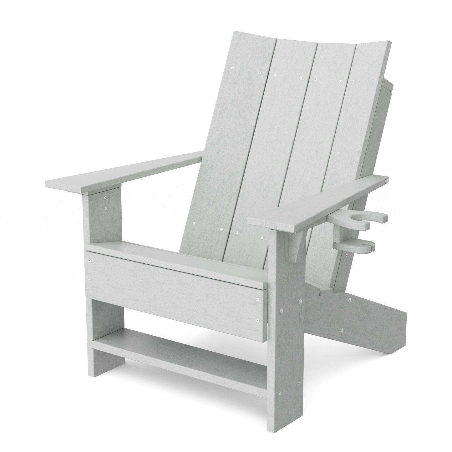 Contemporary Modern Adirondack Chair with Cup Holder