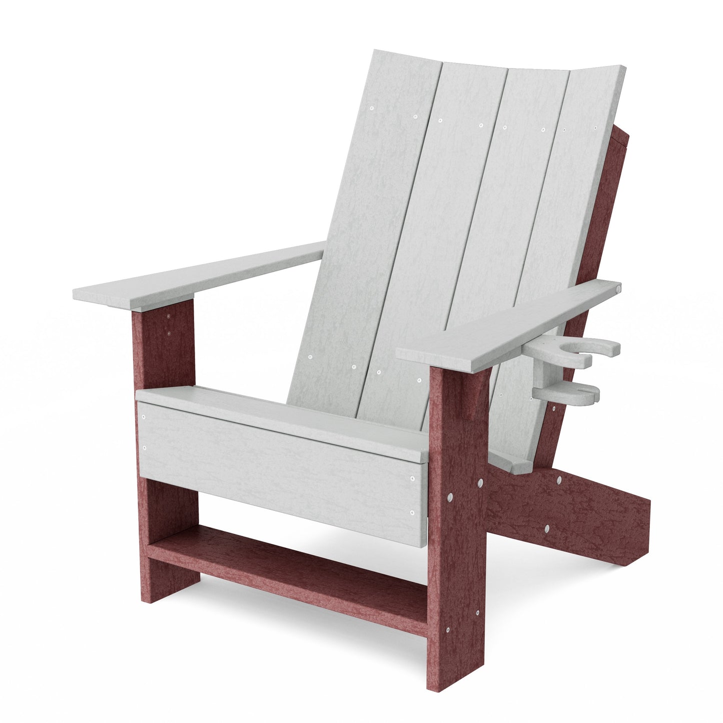Contemporary Modern Adirondack Chair with Cup Holder