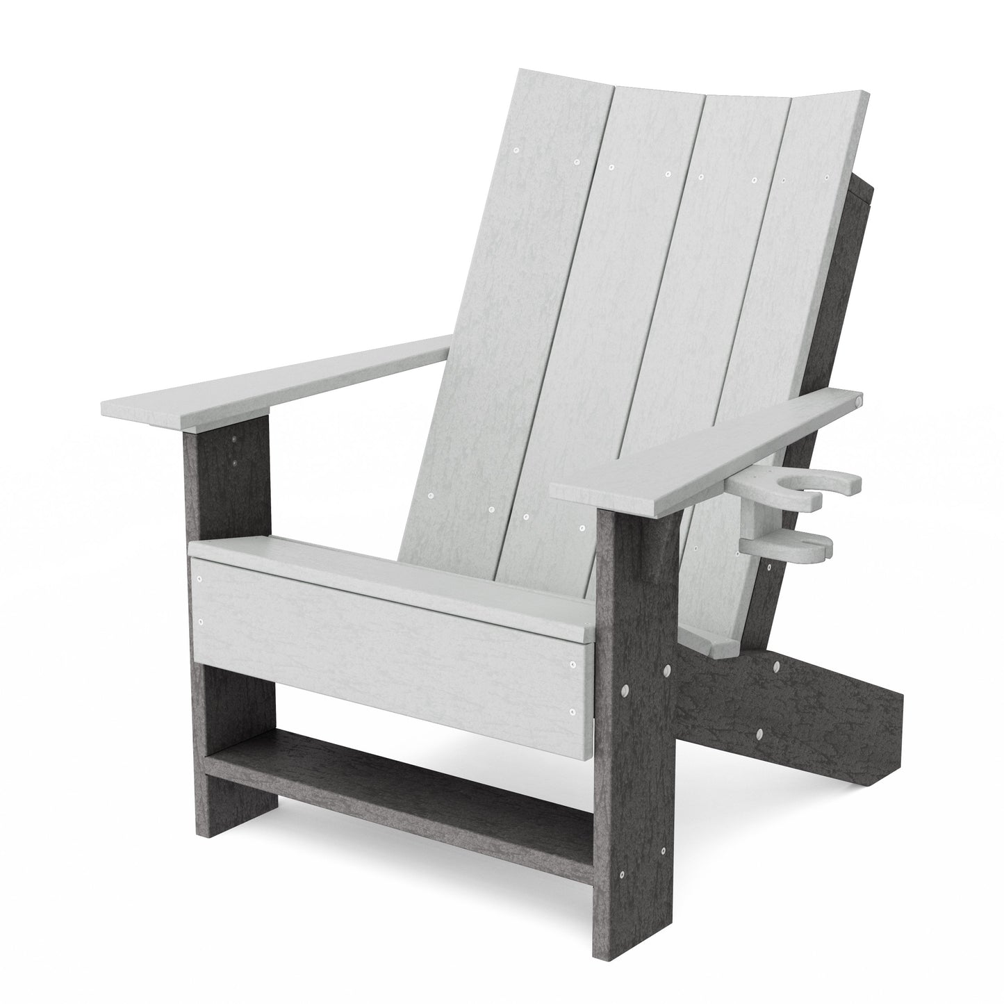 Contemporary Modern Adirondack Chair with Cup Holder