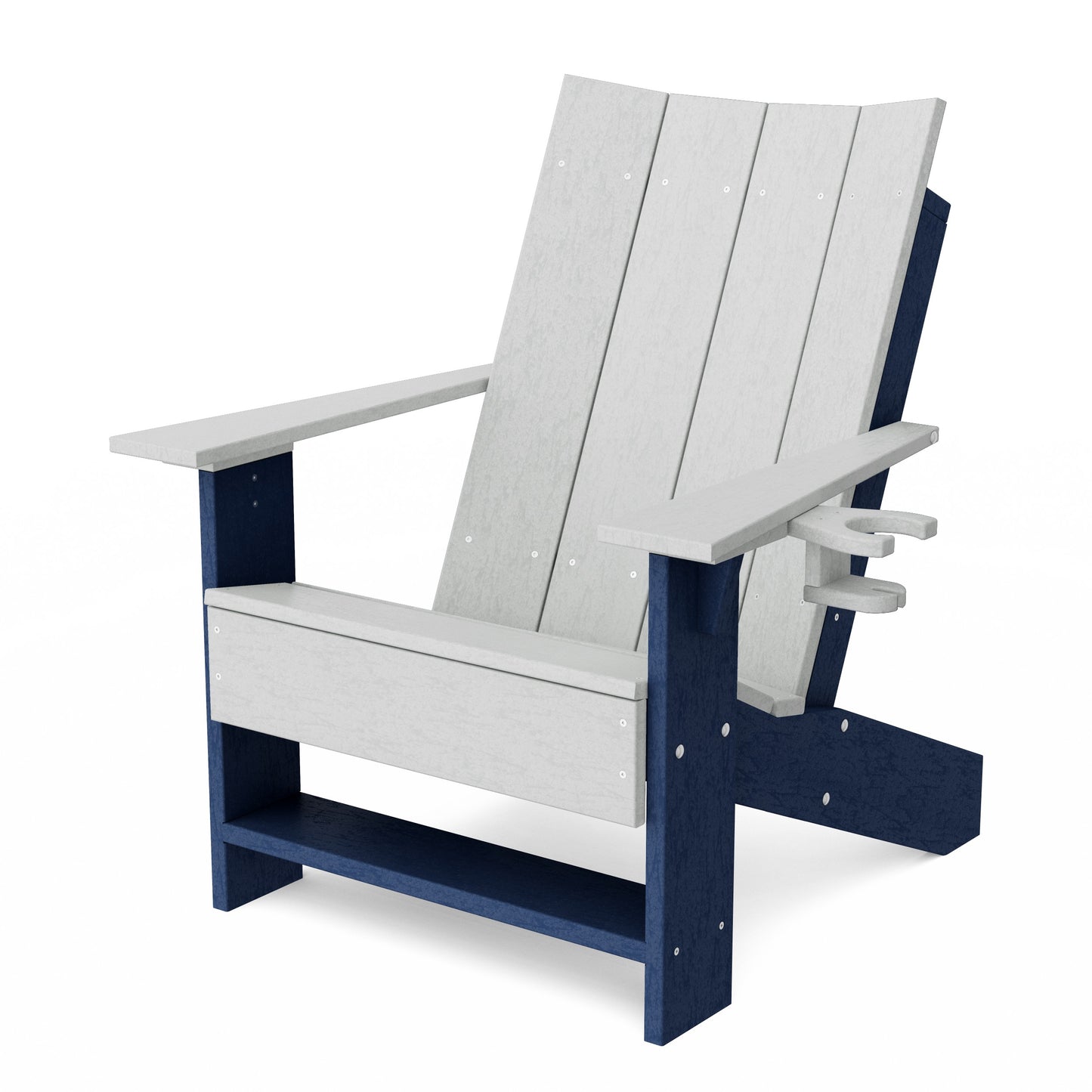 Contemporary Modern Adirondack Chair with Cup Holder