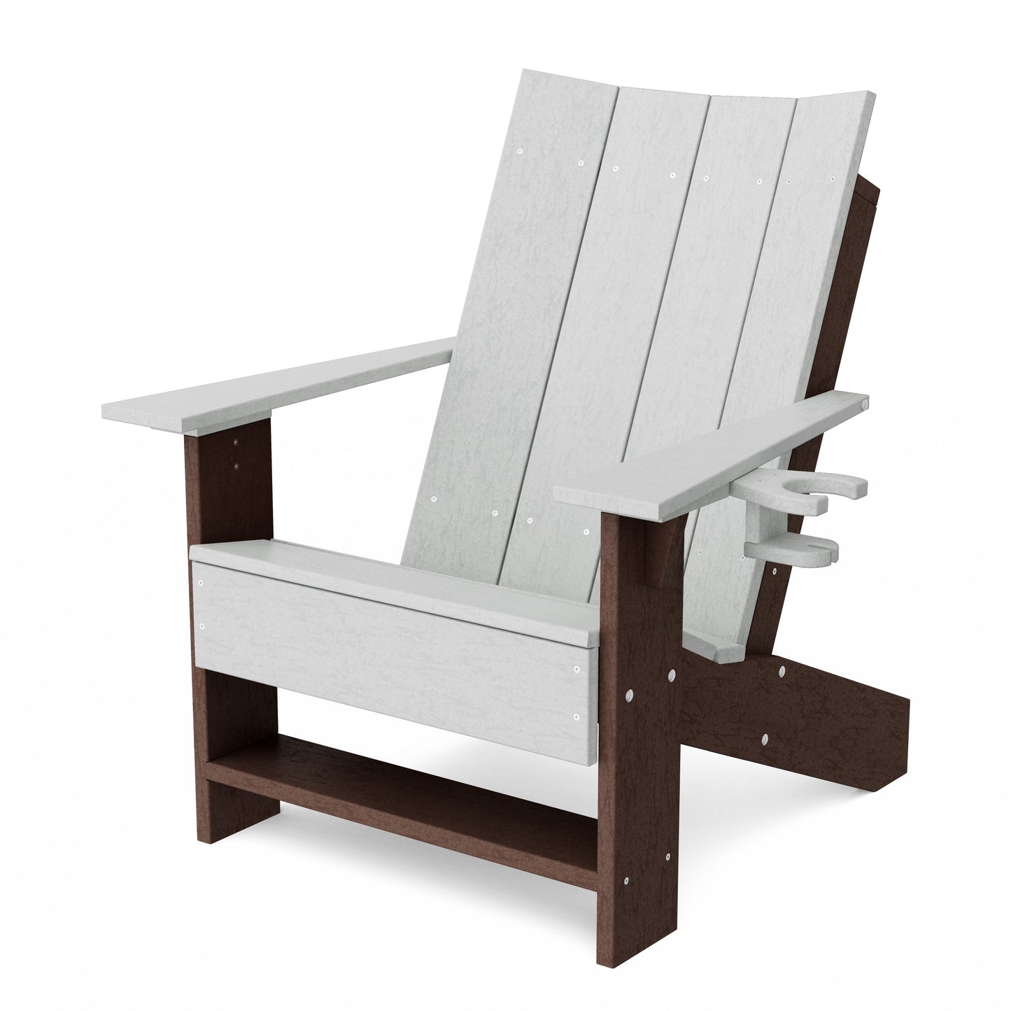 Contemporary Modern Adirondack Chair with Cup Holder