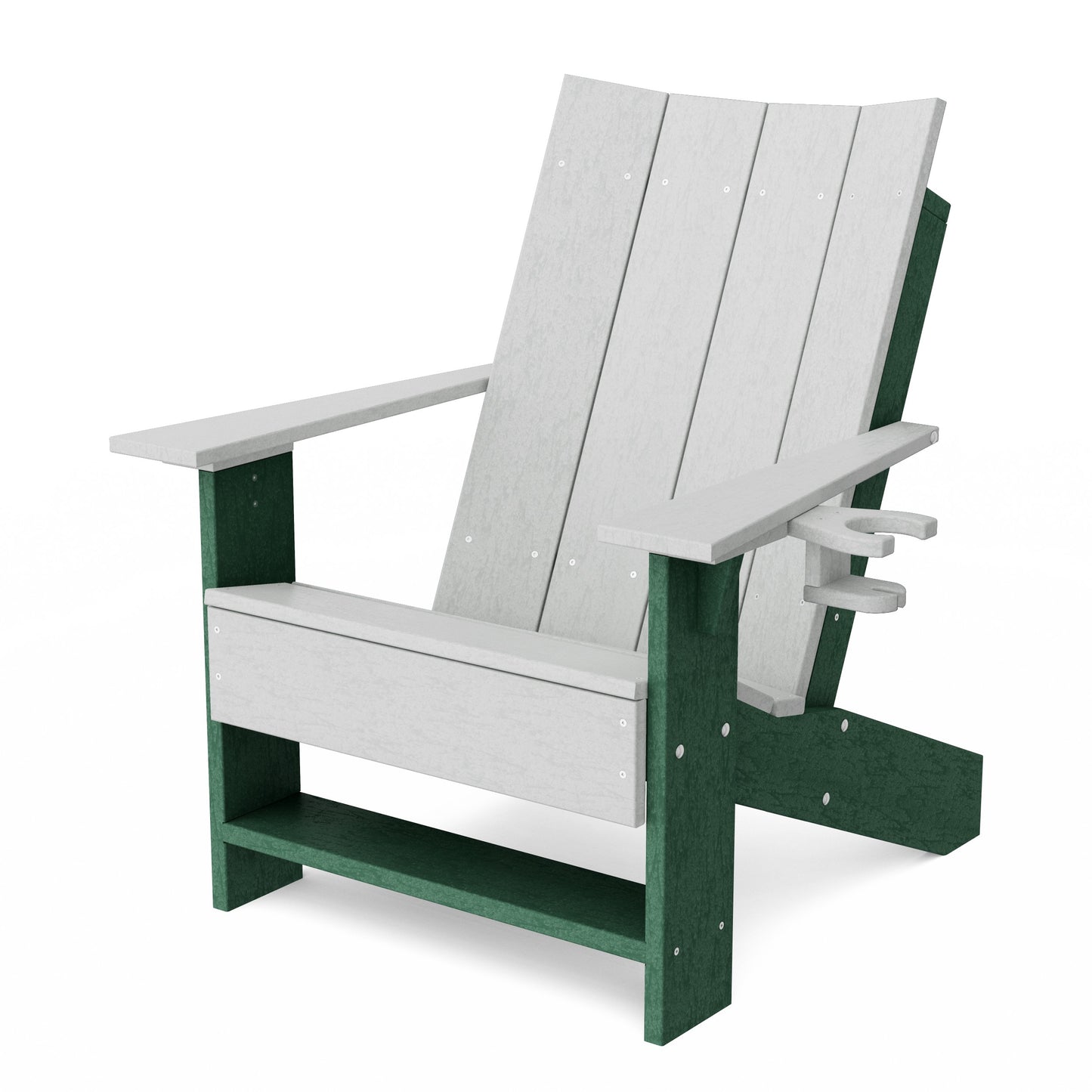 Contemporary Modern Adirondack Chair with Cup Holder
