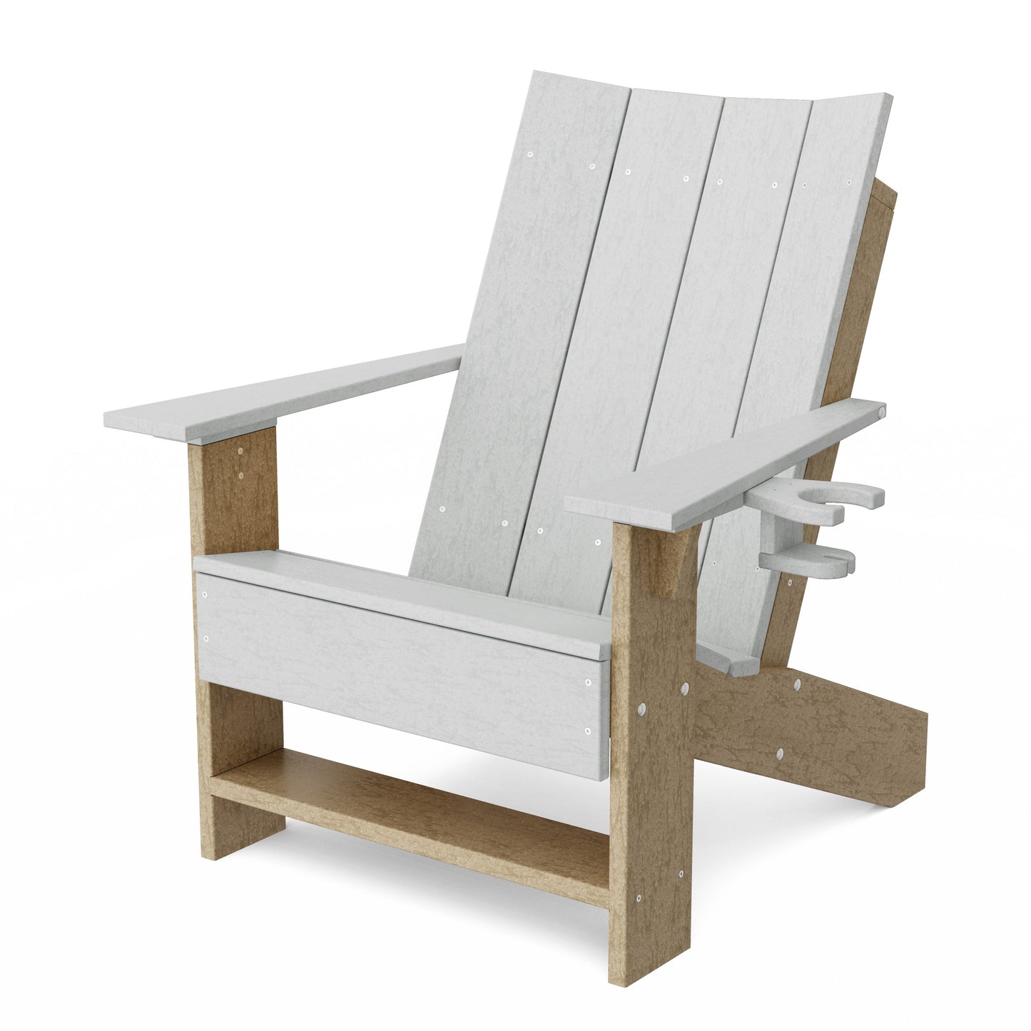 Contemporary Modern Adirondack Chair with Cup Holder