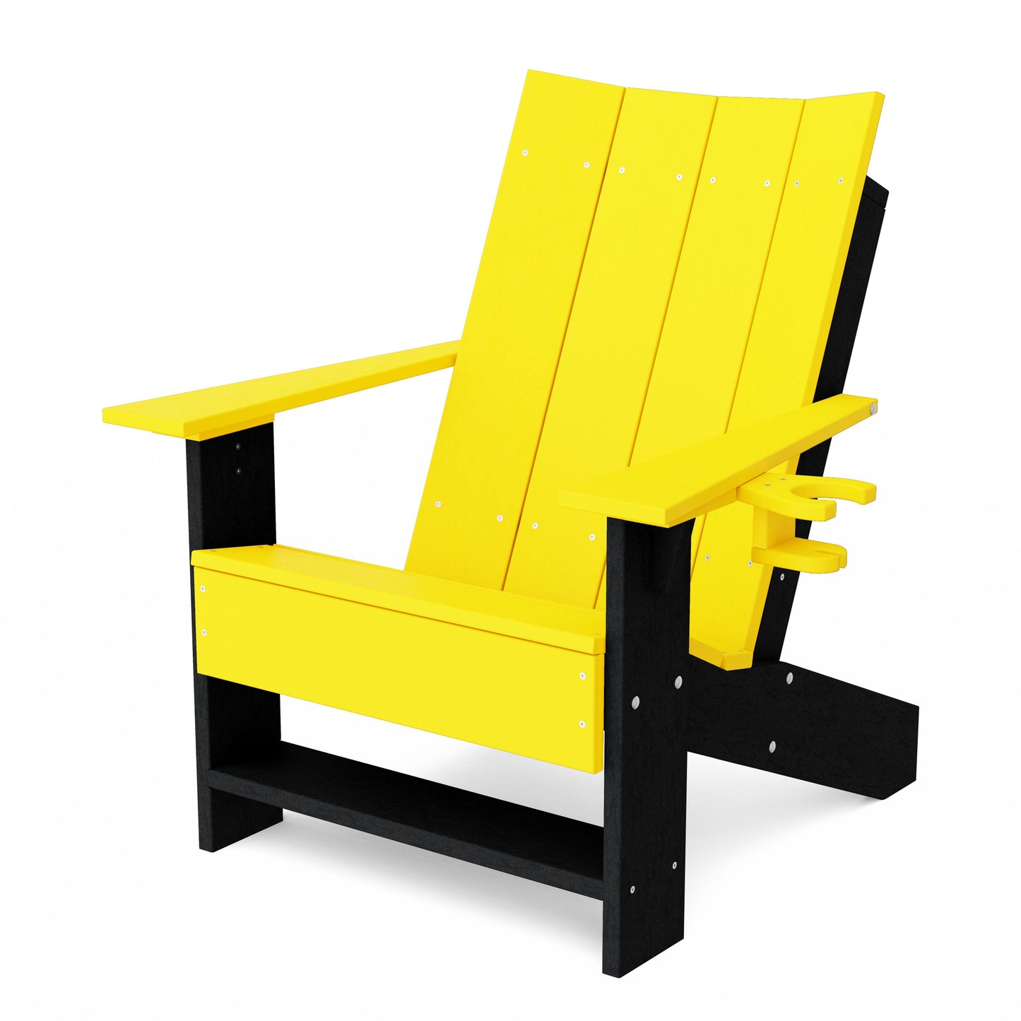 Contemporary Modern Adirondack Chair with Cup Holder