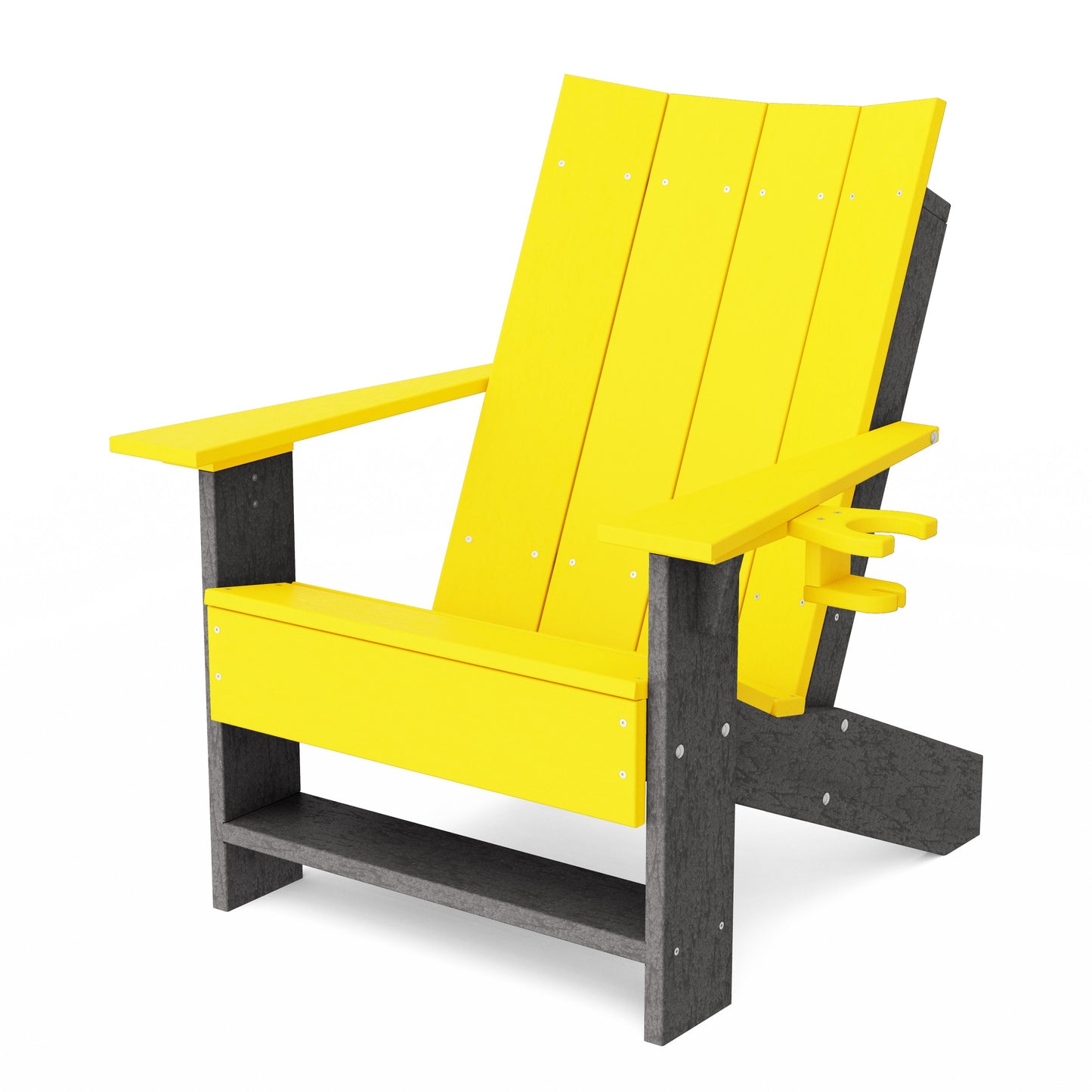 Contemporary Modern Adirondack Chair with Cup Holder