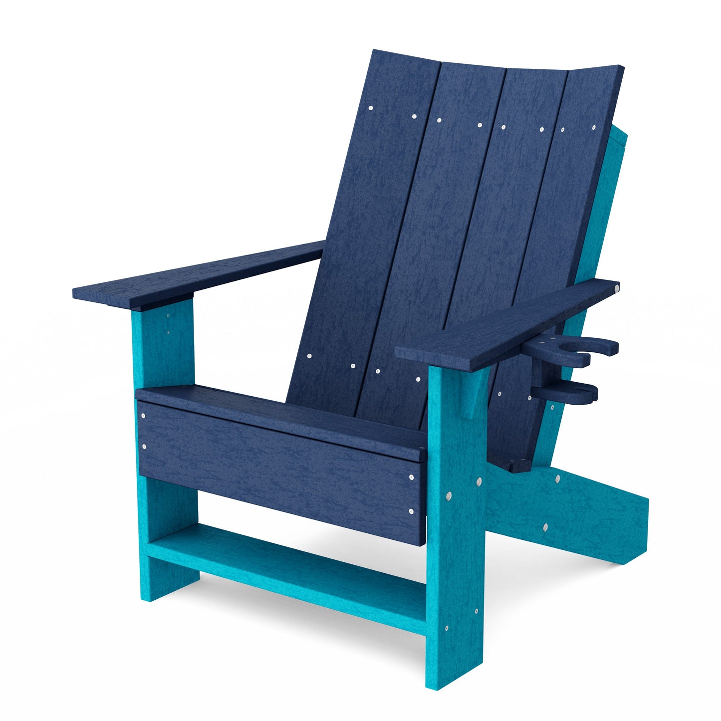 Contemporary Modern Adirondack Chair with Cup Holder