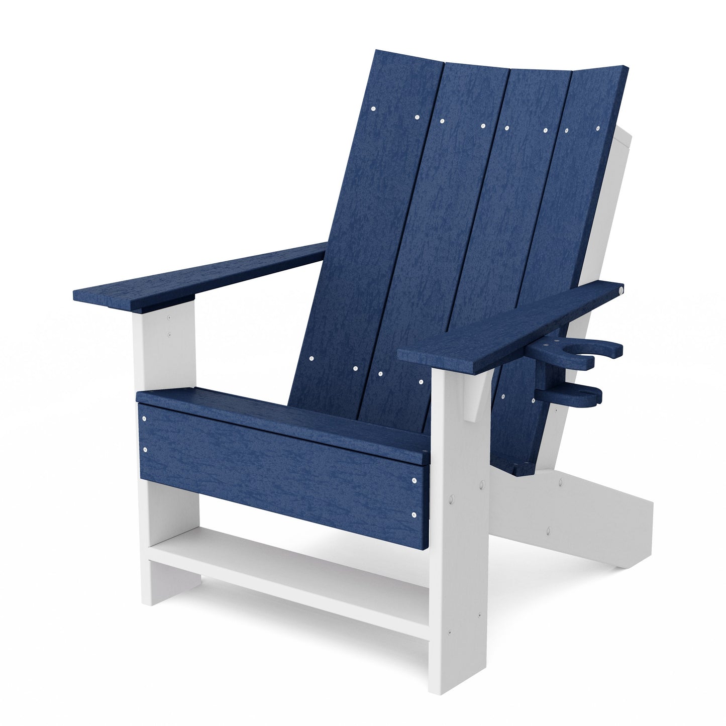 Contemporary Modern Adirondack Chair with Cup Holder