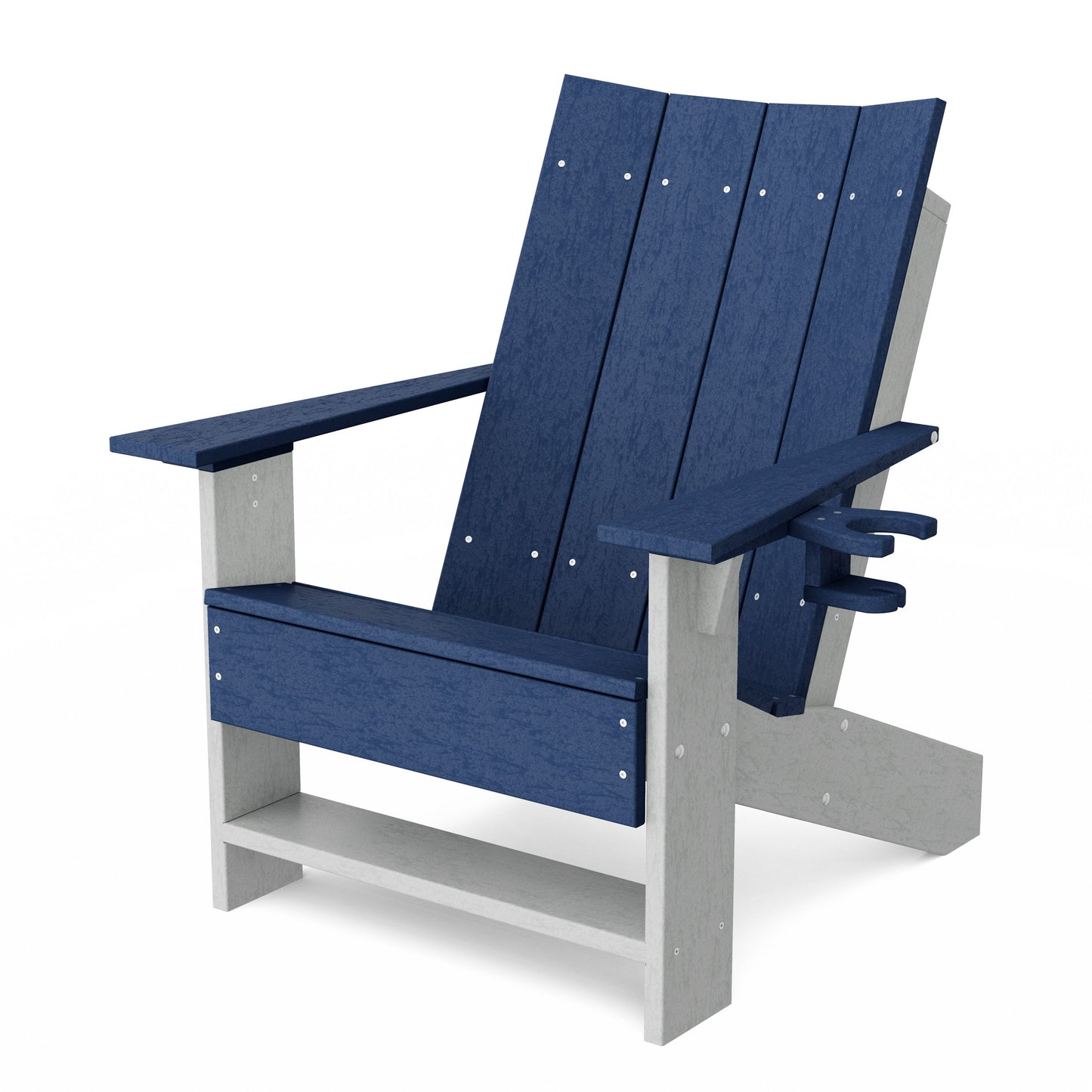 Contemporary Modern Adirondack Chair with Cup Holder