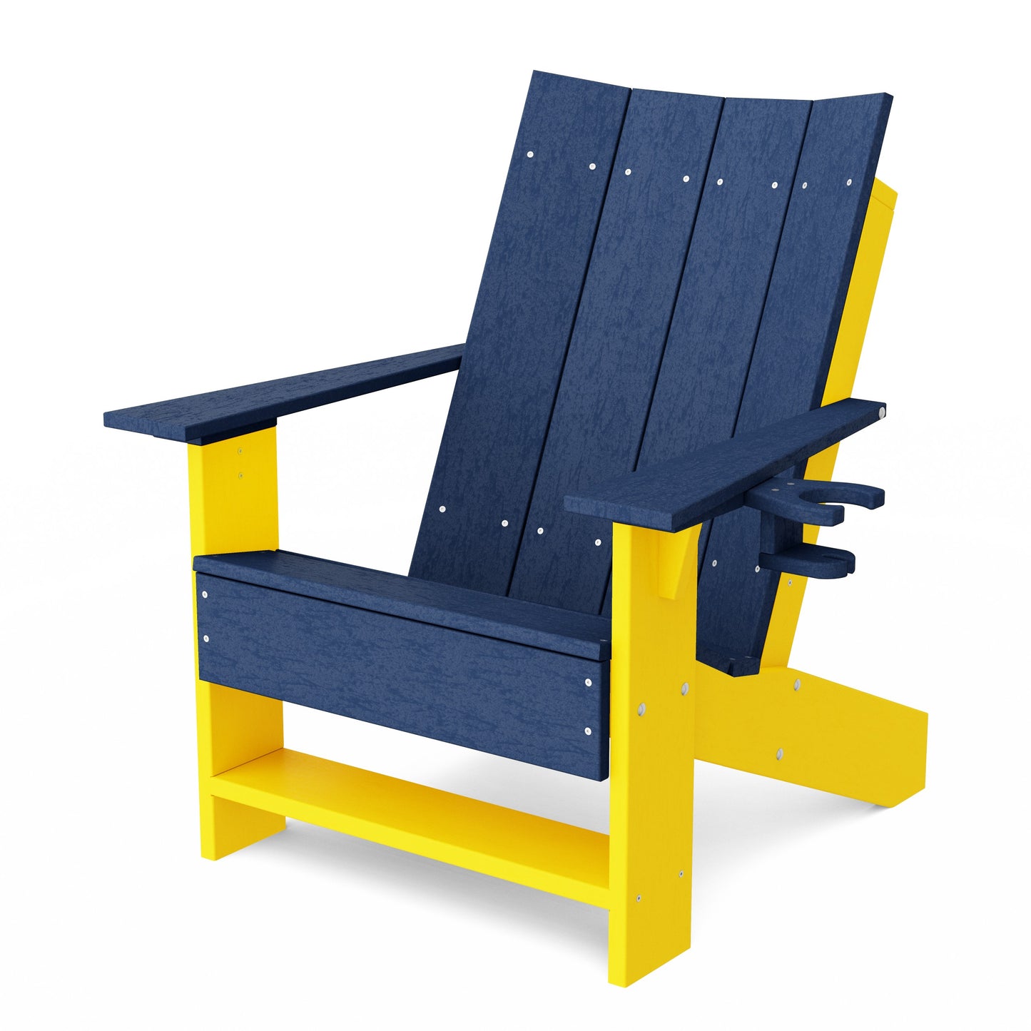 Contemporary Modern Adirondack Chair with Cup Holder