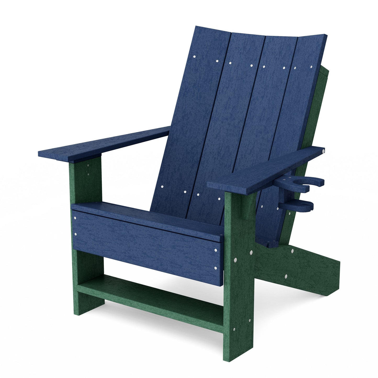 Contemporary Modern Adirondack Chair with Cup Holder
