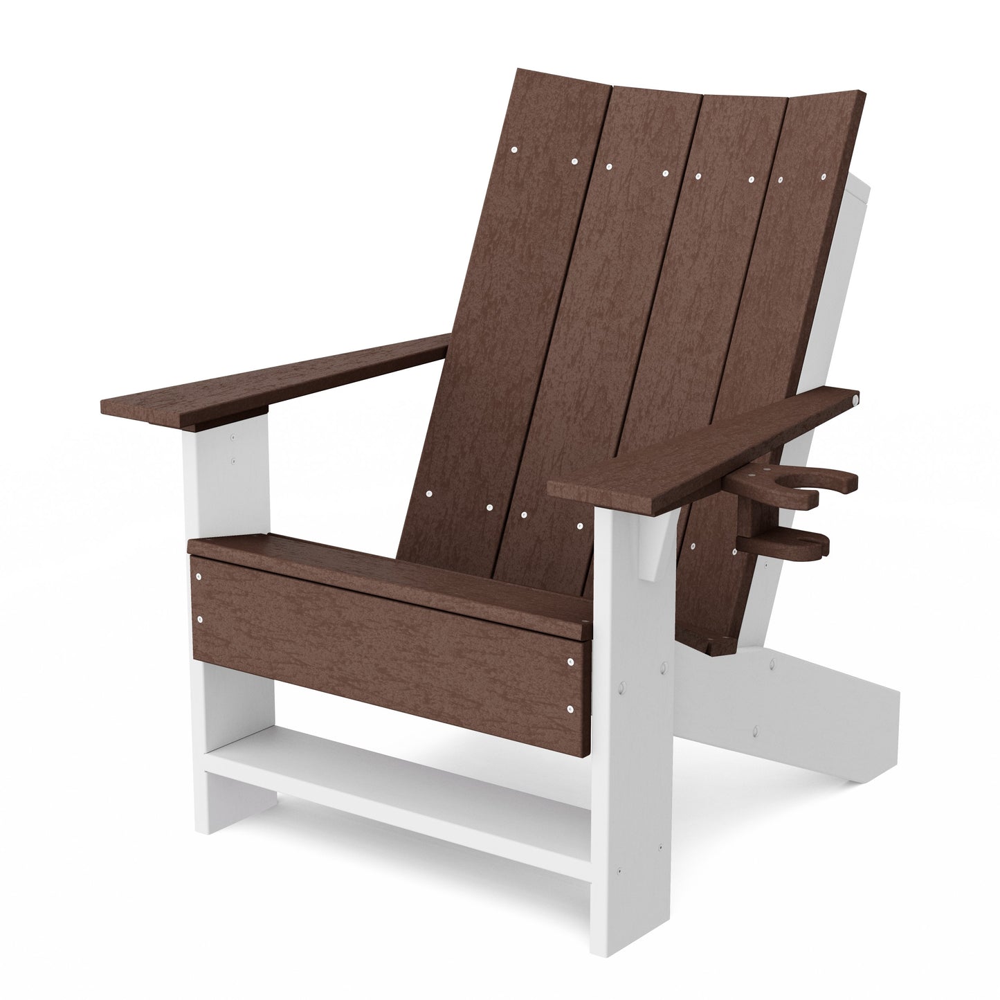 Contemporary Modern Adirondack Chair with Cup Holder