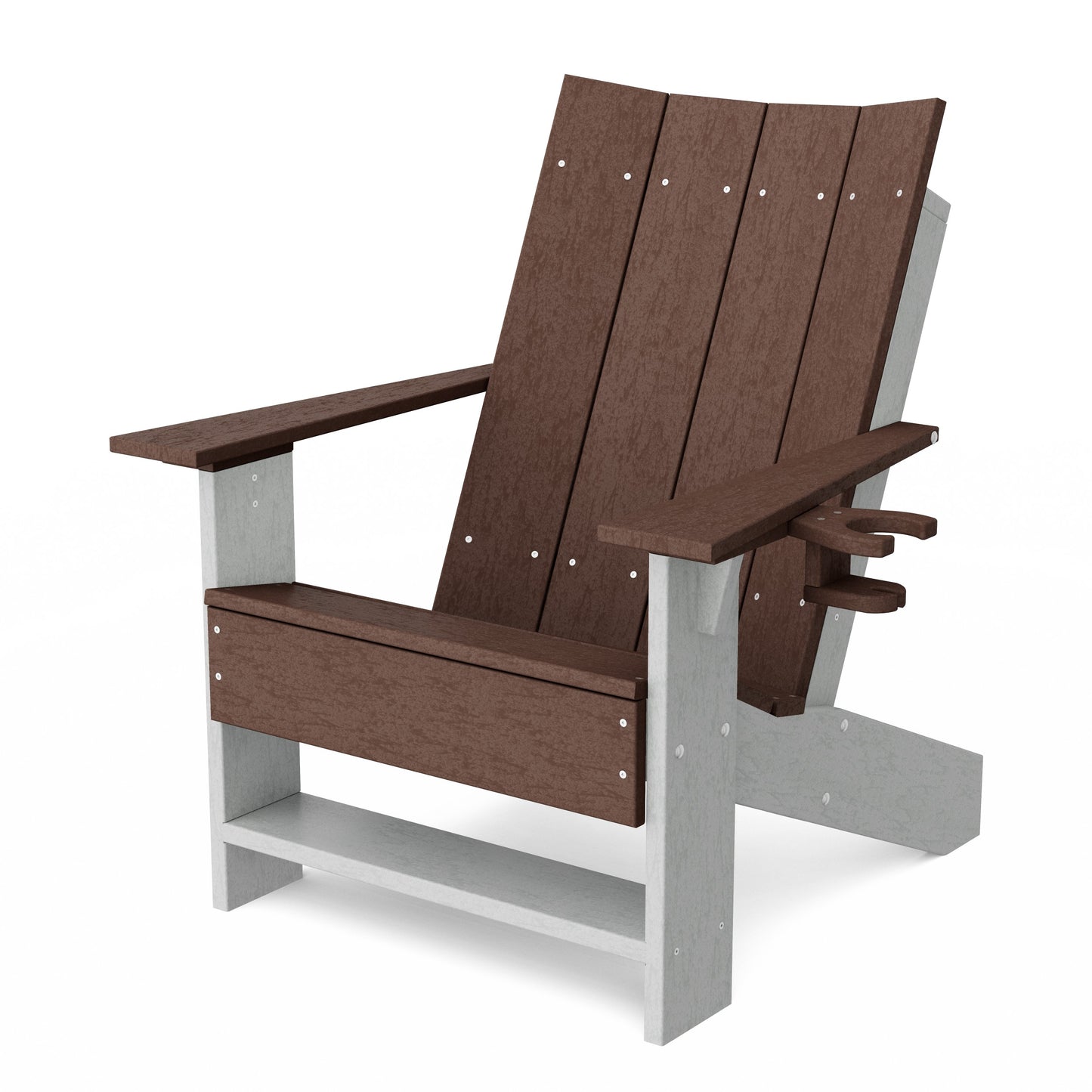 Contemporary Modern Adirondack Chair with Cup Holder