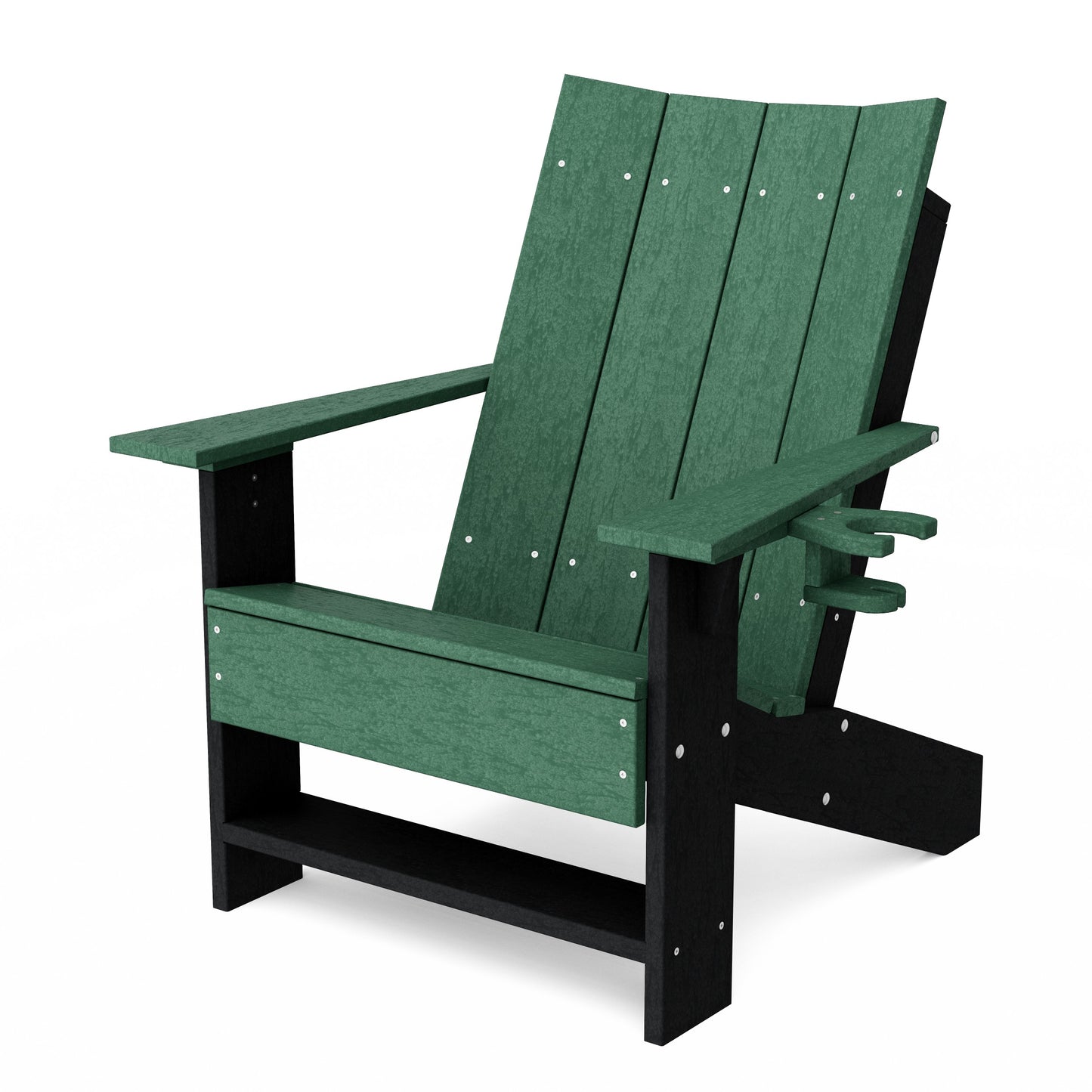 Contemporary Modern Adirondack Chair with Cup Holder