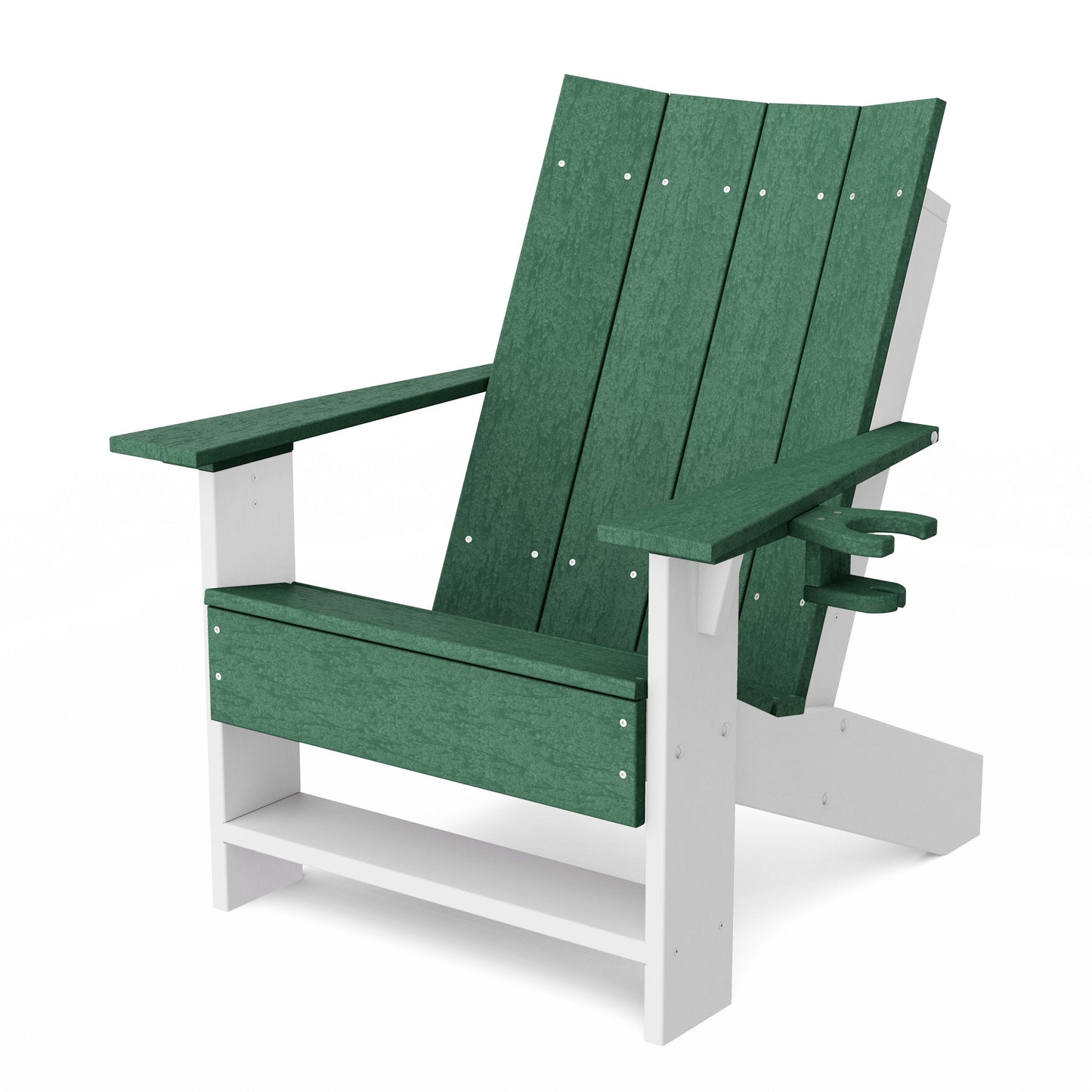 Contemporary Modern Adirondack Chair with Cup Holder