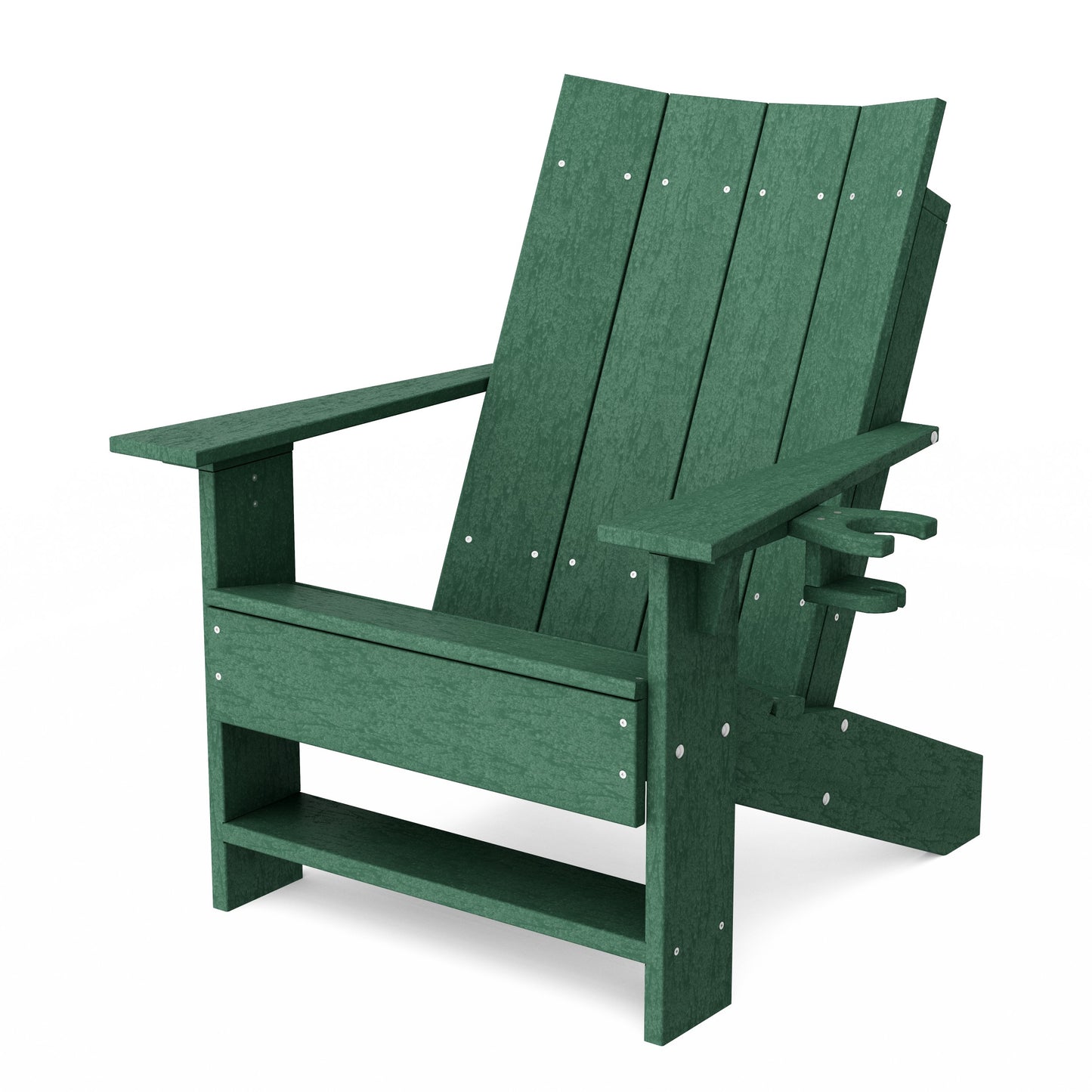 Contemporary Modern Adirondack Chair with Cup Holder