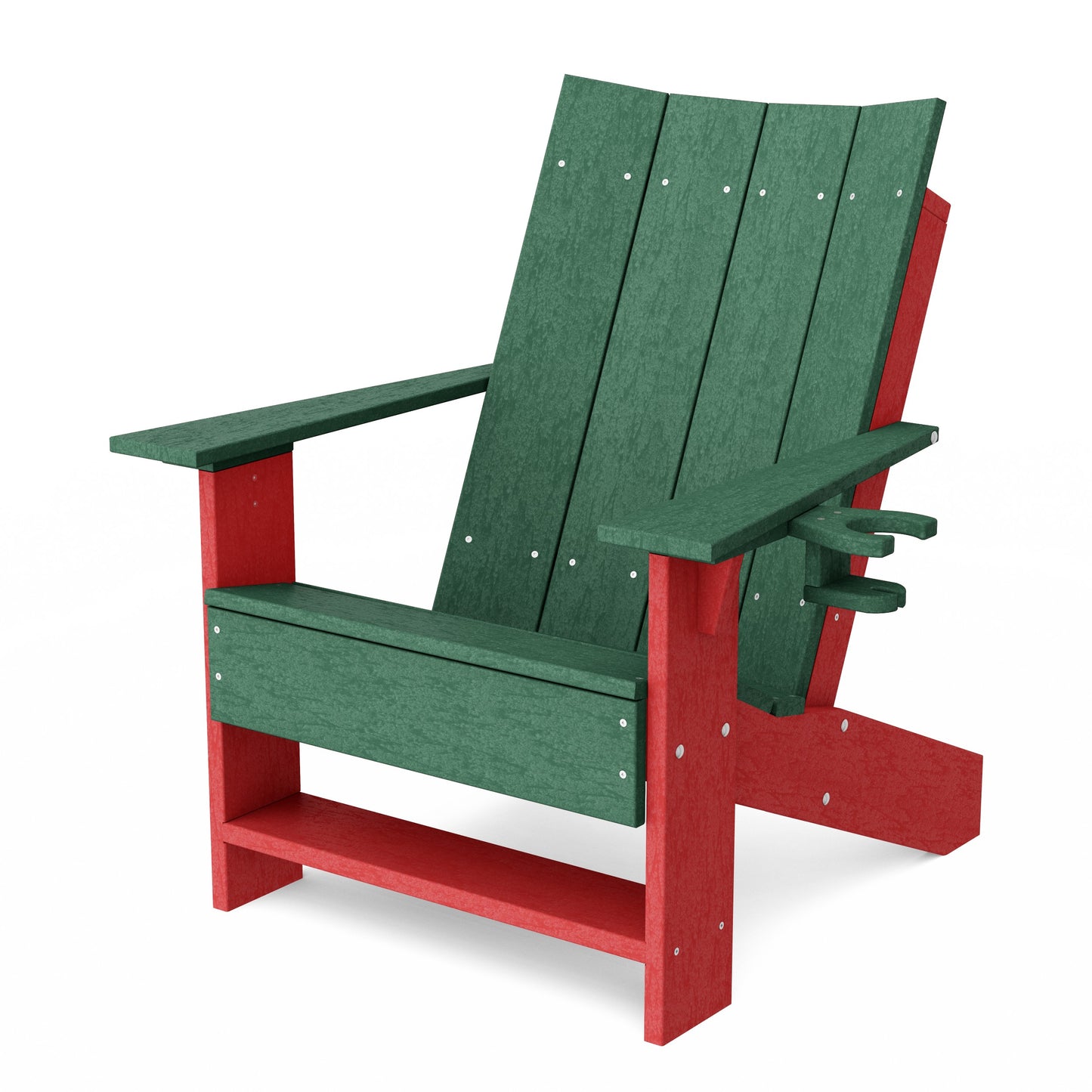 Contemporary Modern Adirondack Chair with Cup Holder