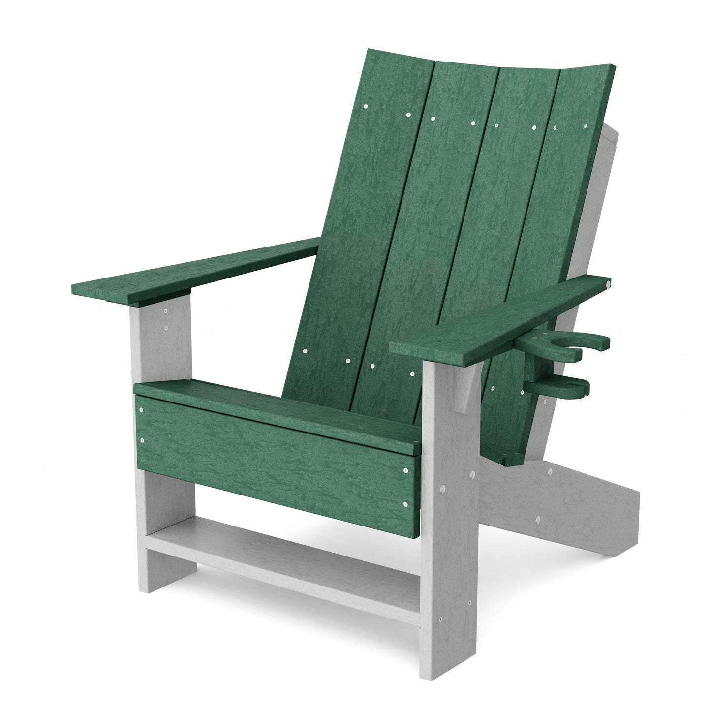 Contemporary Modern Adirondack Chair with Cup Holder