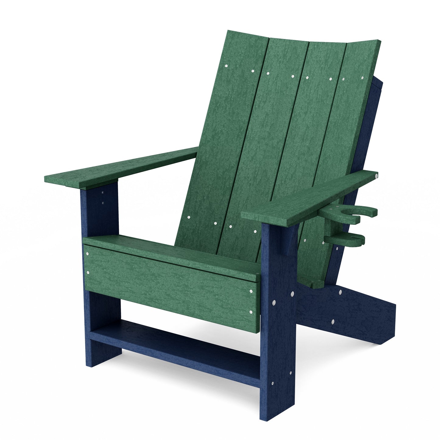 Contemporary Modern Adirondack Chair with Cup Holder