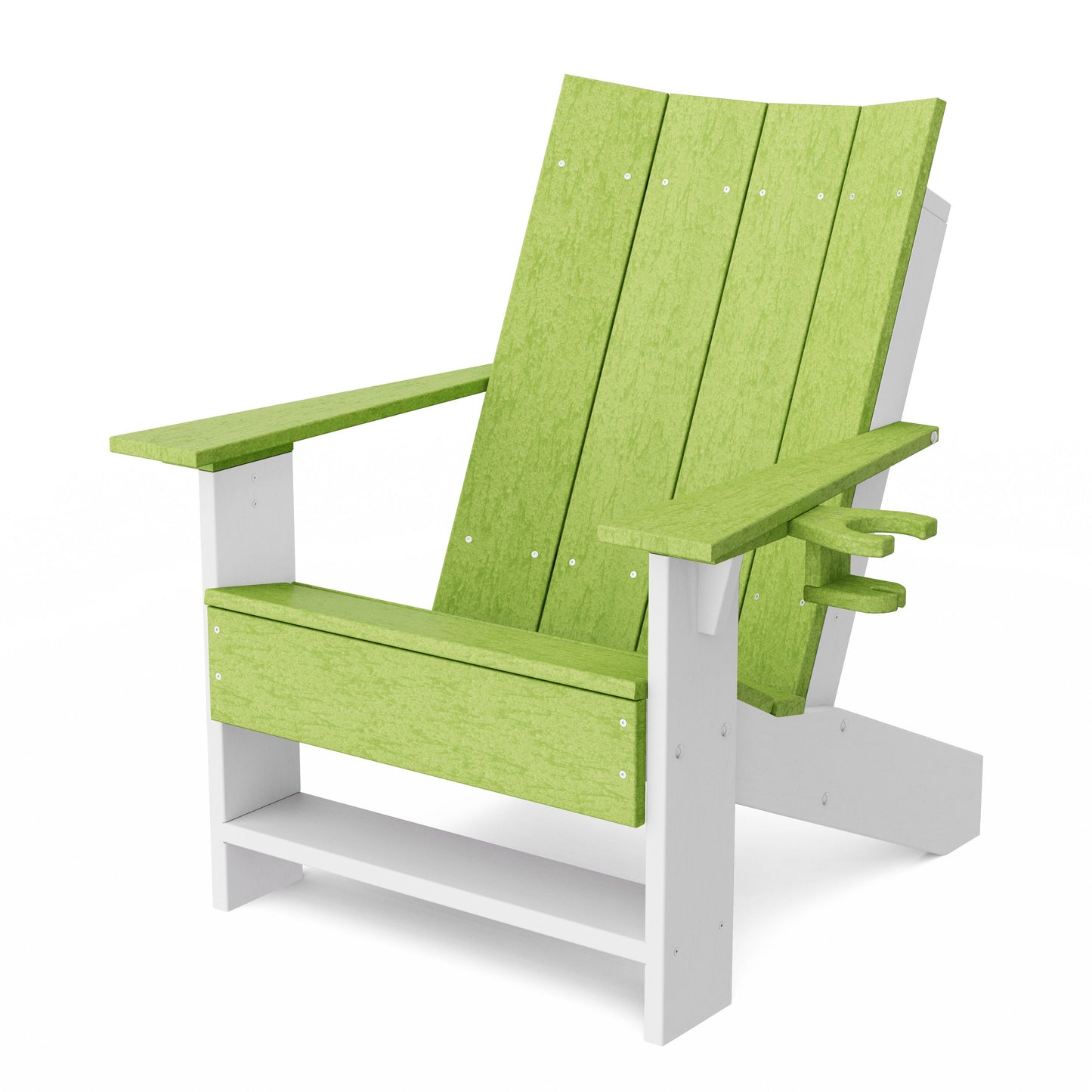 Contemporary Modern Adirondack Chair with Cup Holder