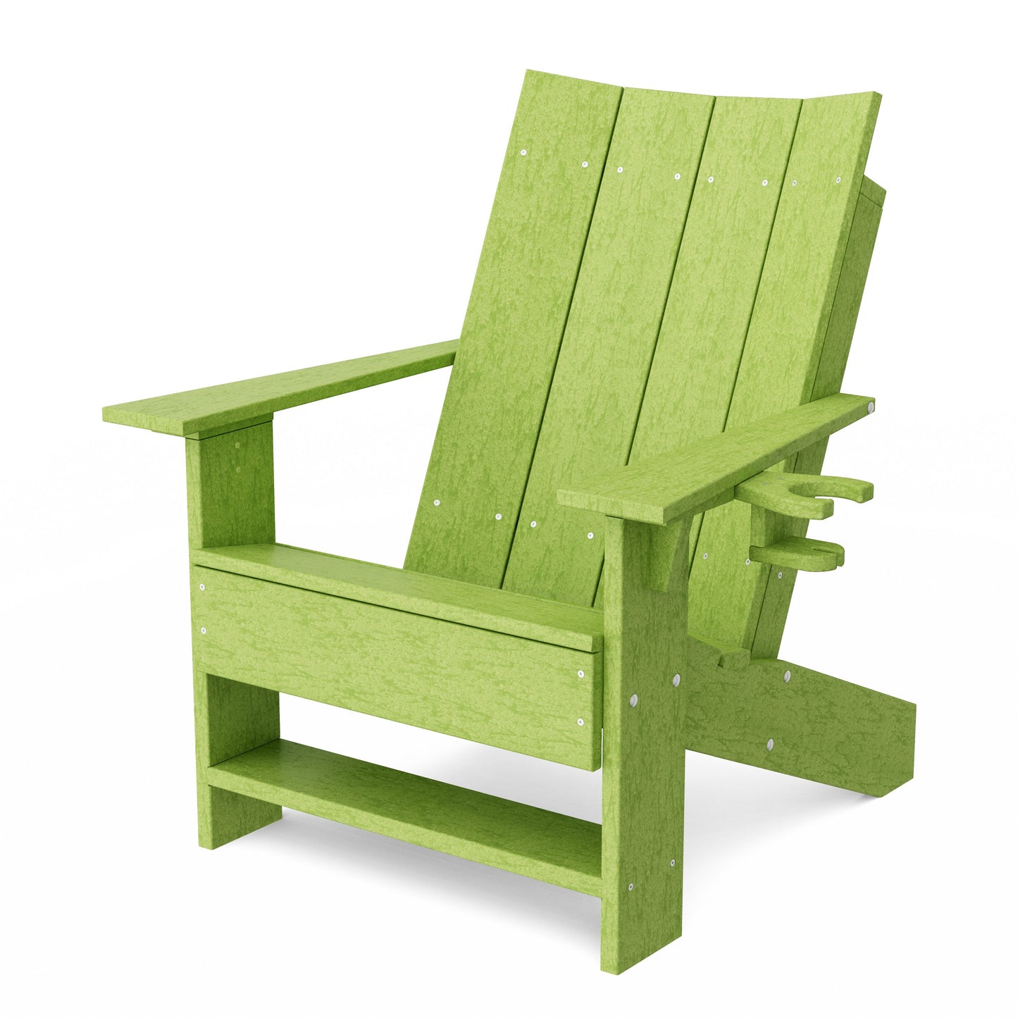 Contemporary Modern Adirondack Chair with Cup Holder