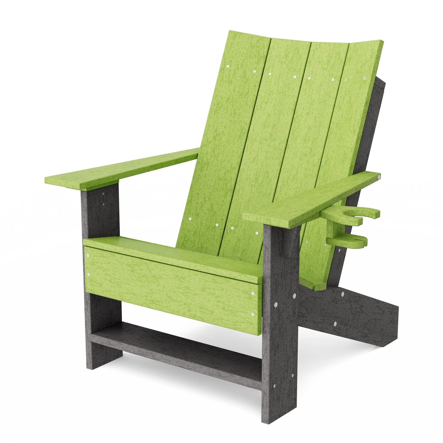 Contemporary Modern Adirondack Chair with Cup Holder