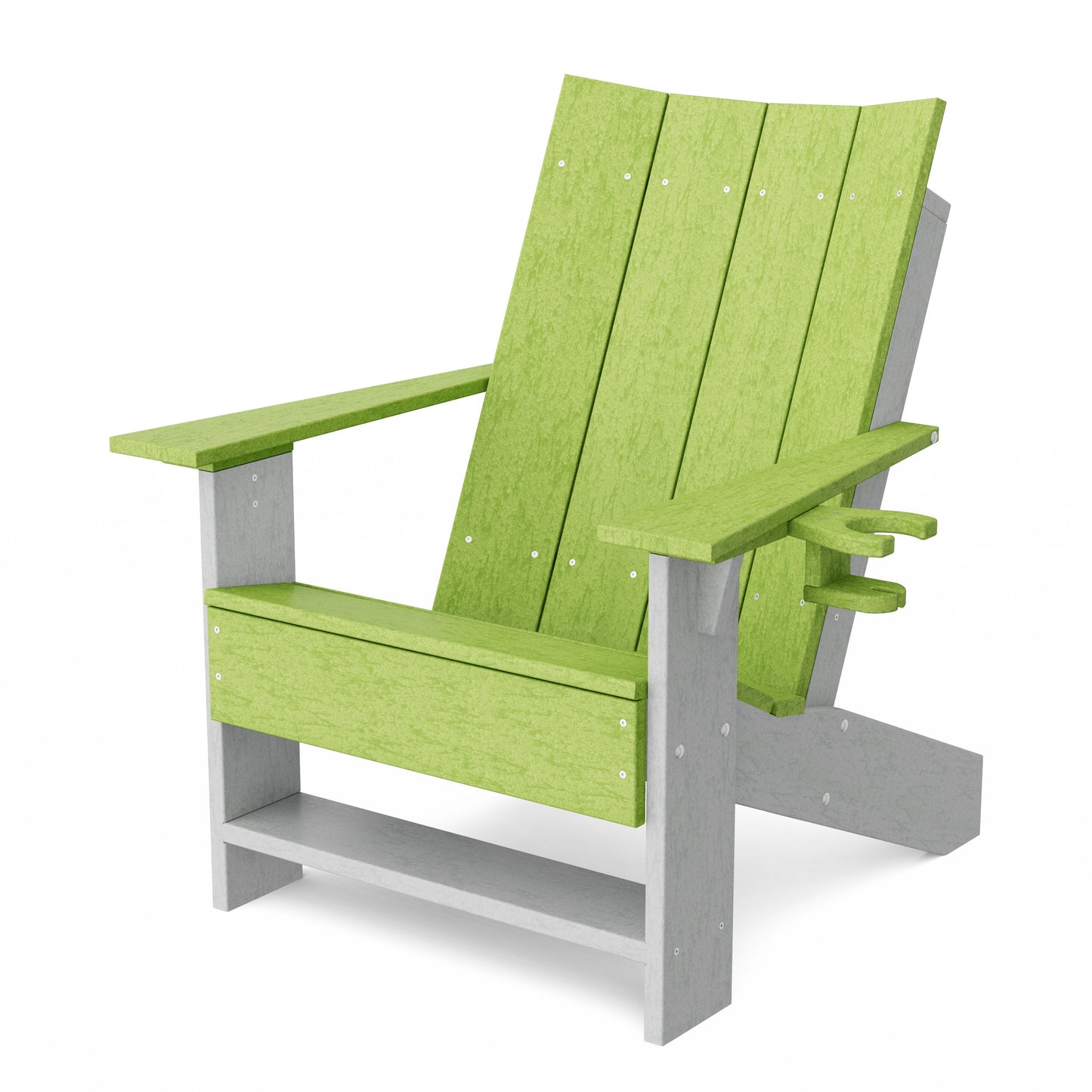 Contemporary Modern Adirondack Chair with Cup Holder