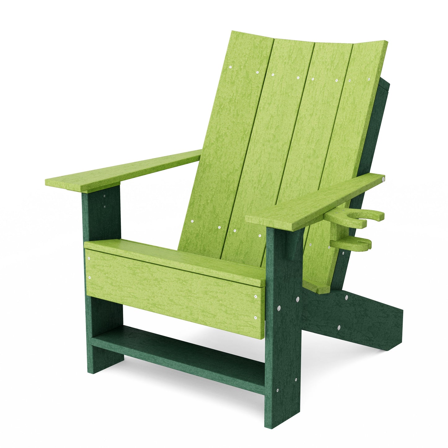 Contemporary Modern Adirondack Chair with Cup Holder