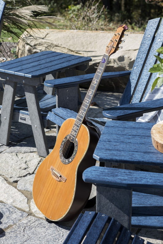 adirondack chairs with side table
