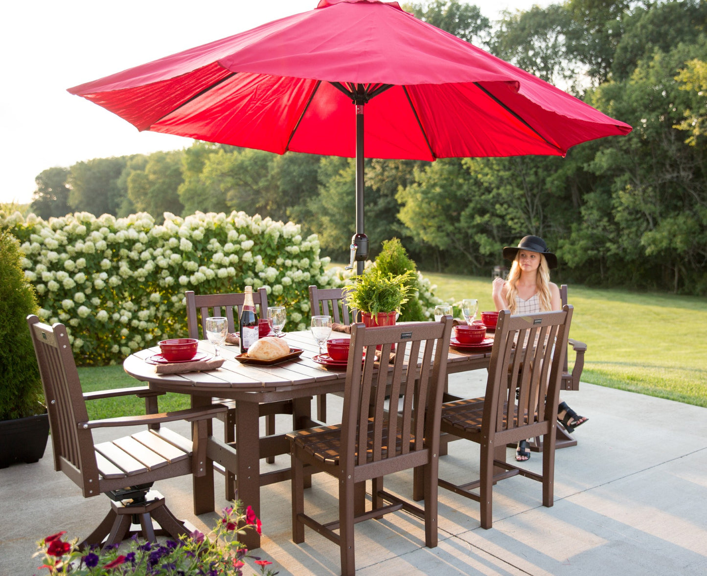 Classic 7-Piece Oval Dining Set