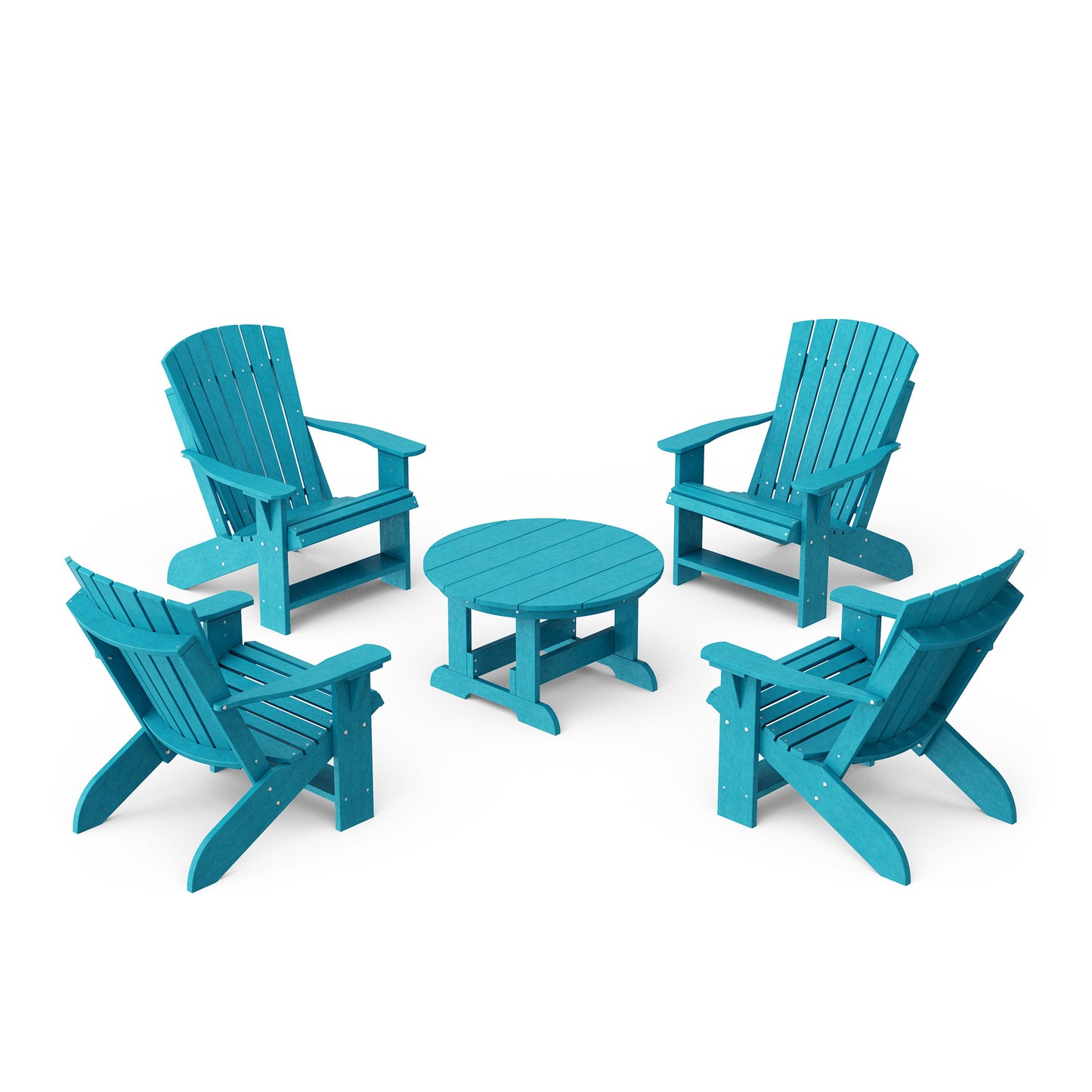 Heritage 5-Piece Adirondack Chair Conversation Set
