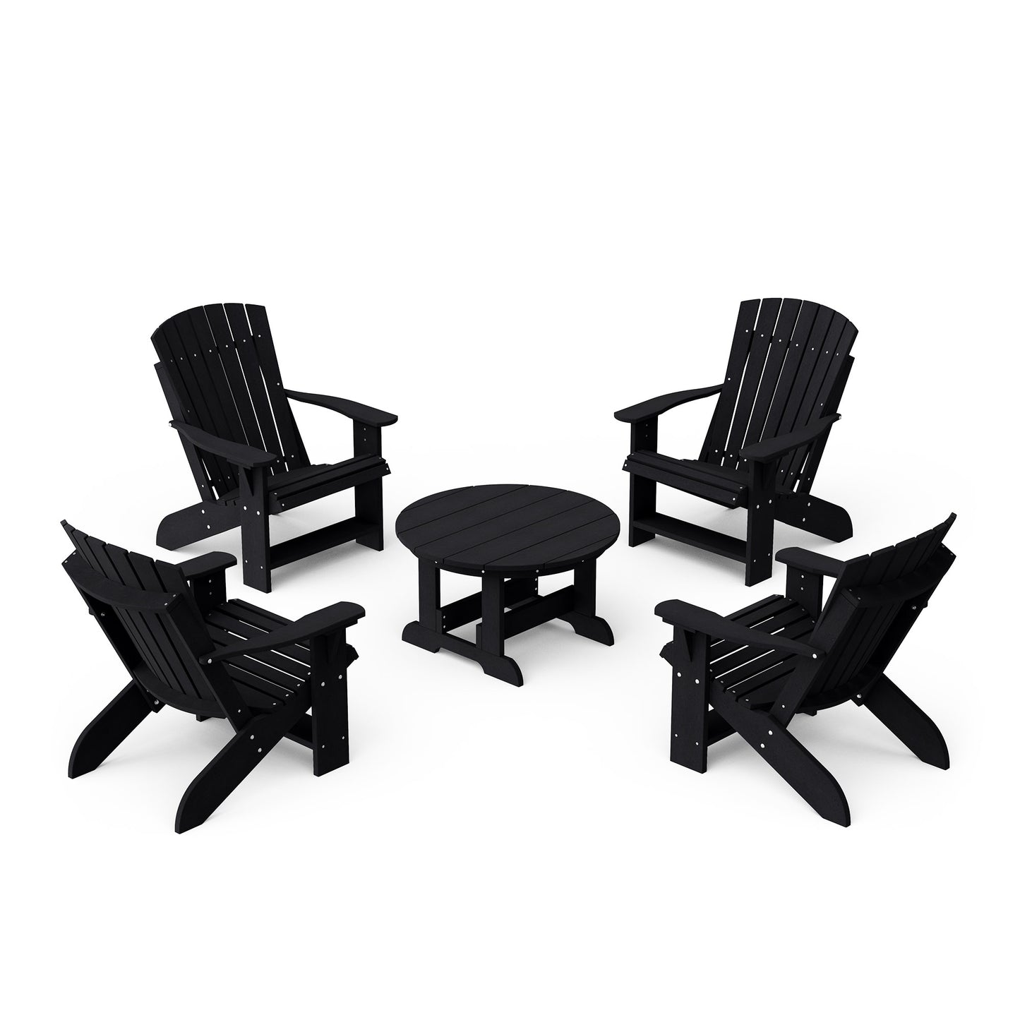 Heritage 5-Piece Adirondack Chair Conversation Set
