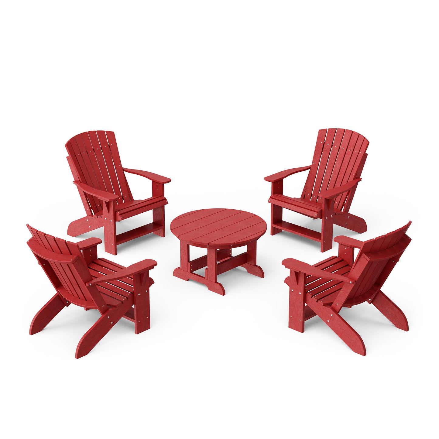 Heritage 5-Piece Adirondack Chair Conversation Set