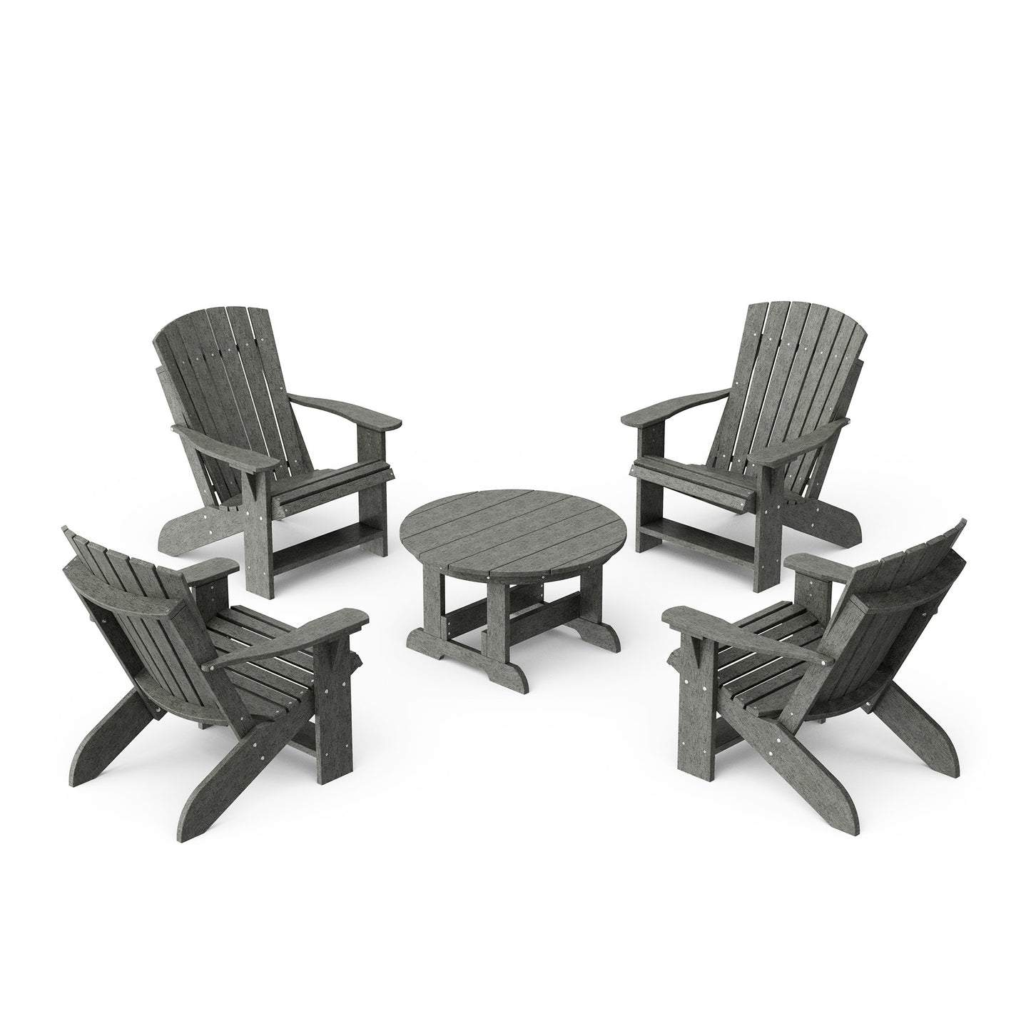 Heritage 5-Piece Adirondack Chair Conversation Set