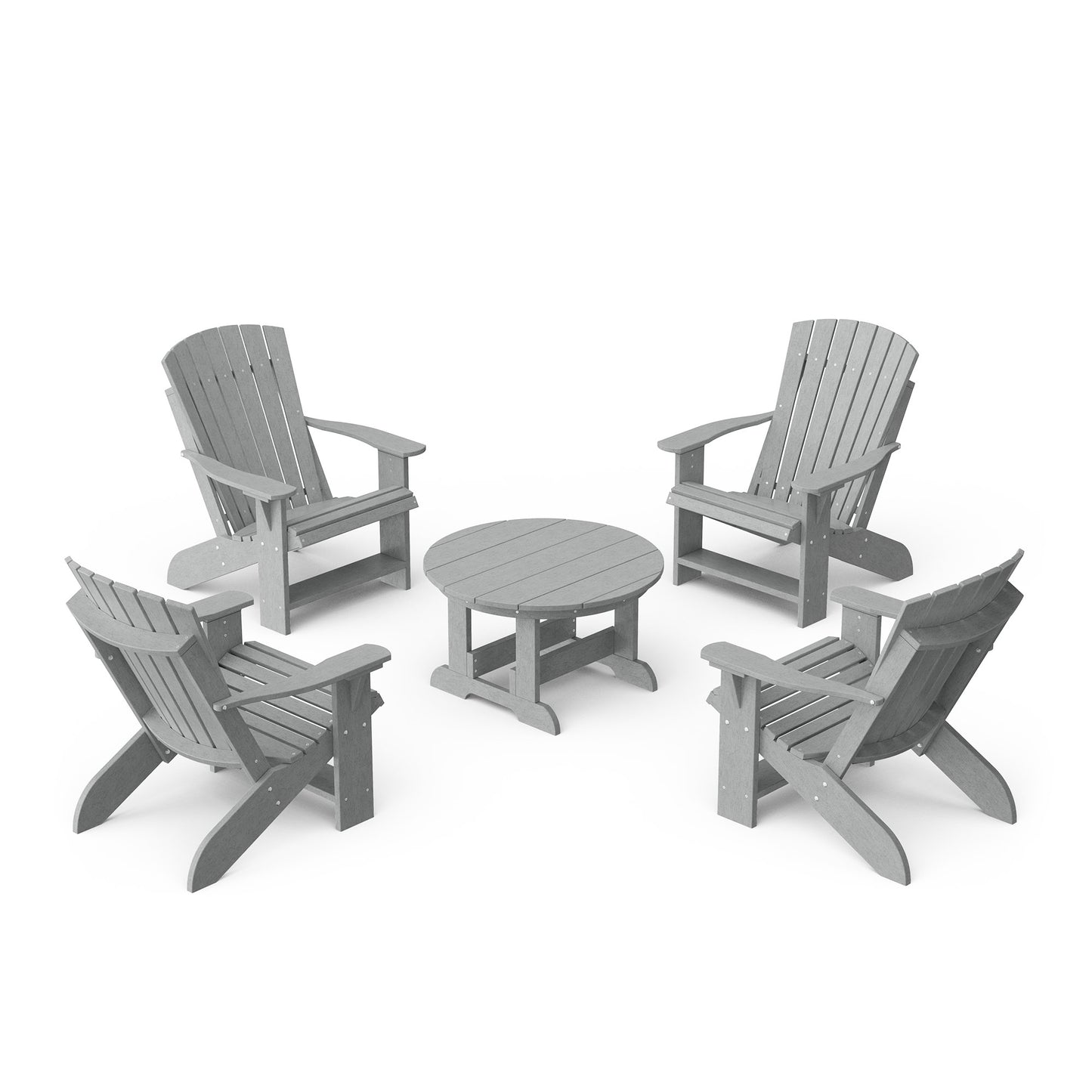 Heritage 5-Piece Adirondack Chair Conversation Set