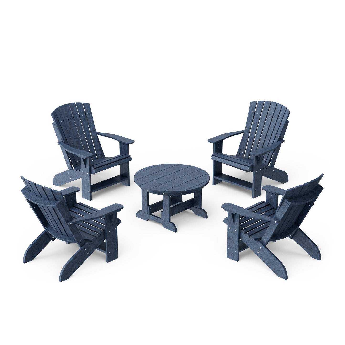 Heritage 5-Piece Adirondack Chair Conversation Set