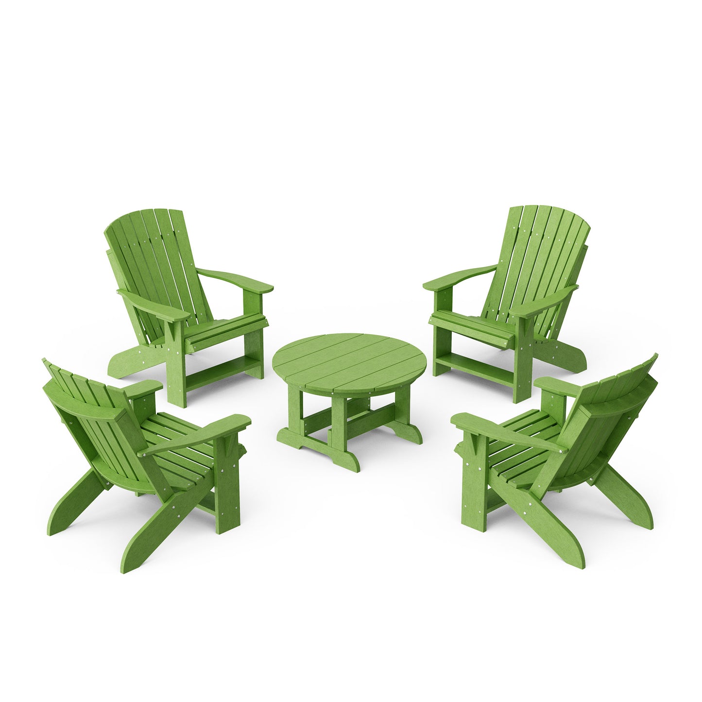 Heritage 5-Piece Adirondack Chair Conversation Set
