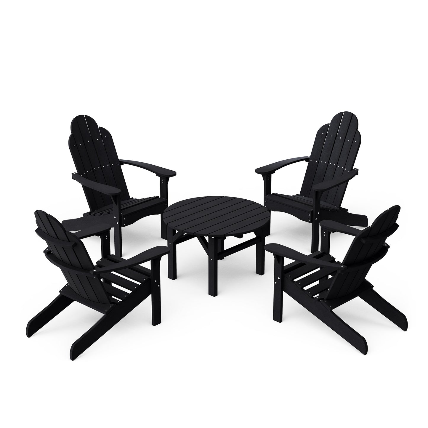 Classic 5-Piece Adirondack Conversation Set