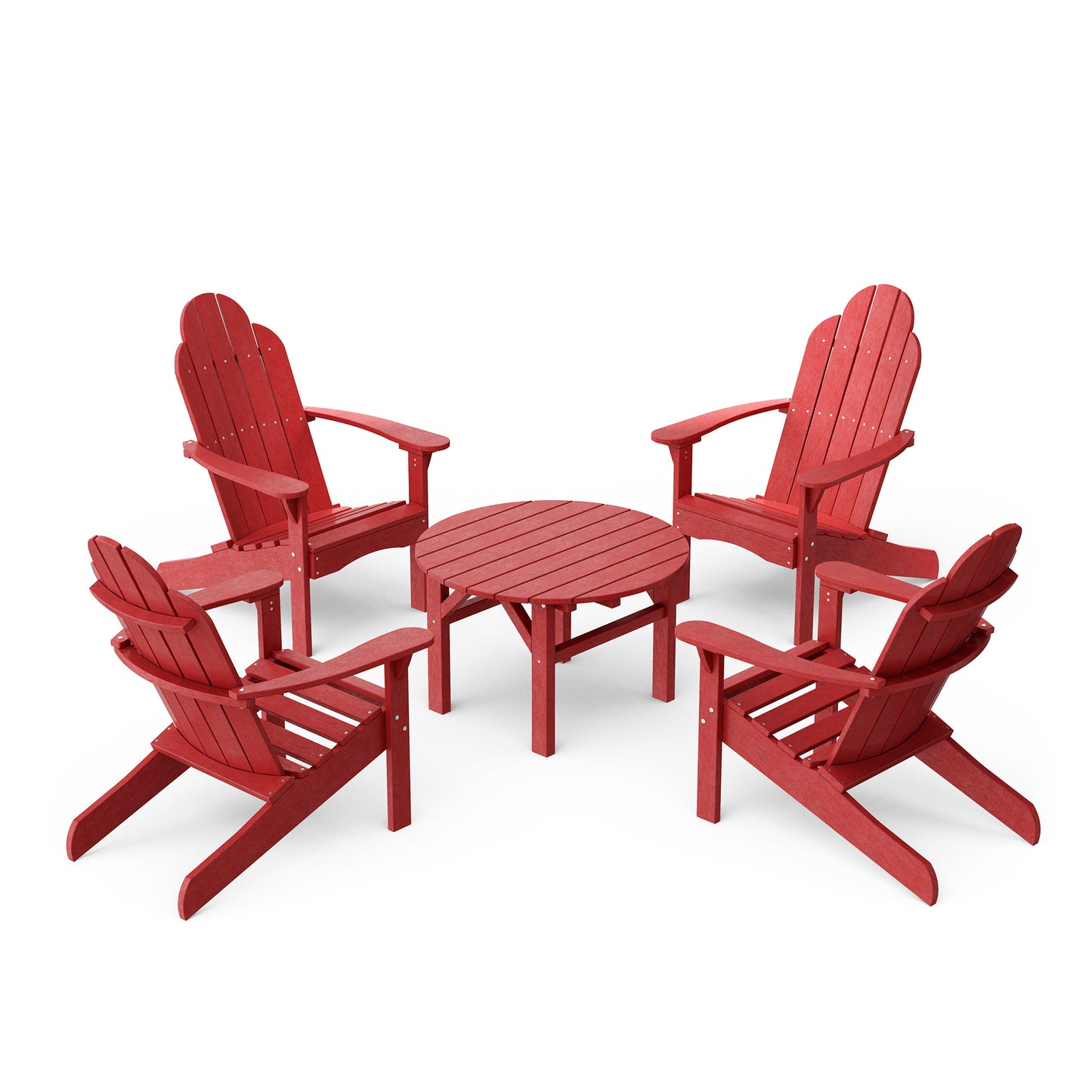 Classic 5-Piece Adirondack Conversation Set