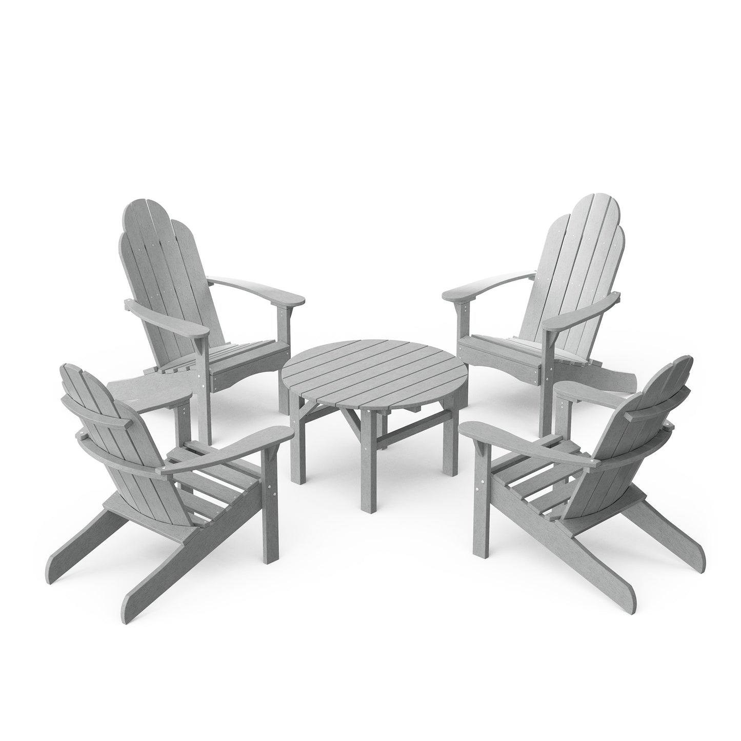Classic 5-Piece Adirondack Conversation Set
