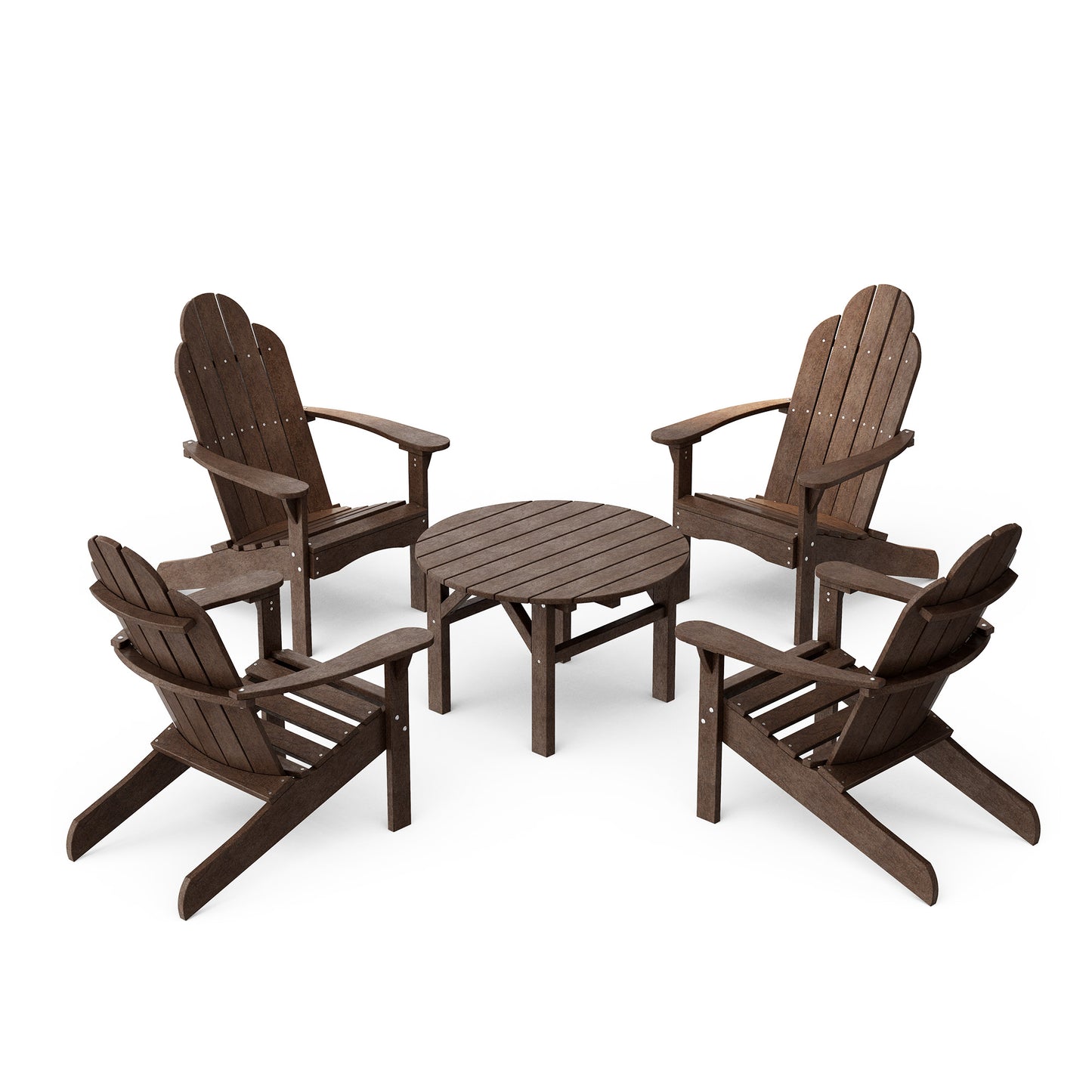 Classic 5-Piece Adirondack Conversation Set