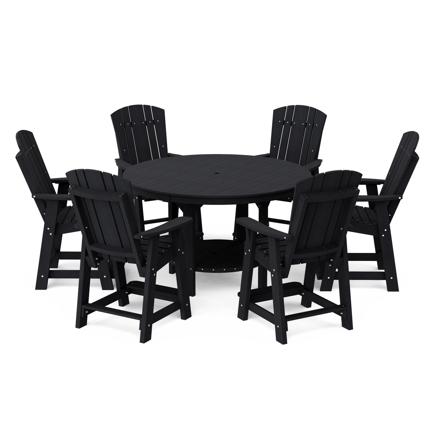 Heritage 7-Piece Round Counter Height Dining Set