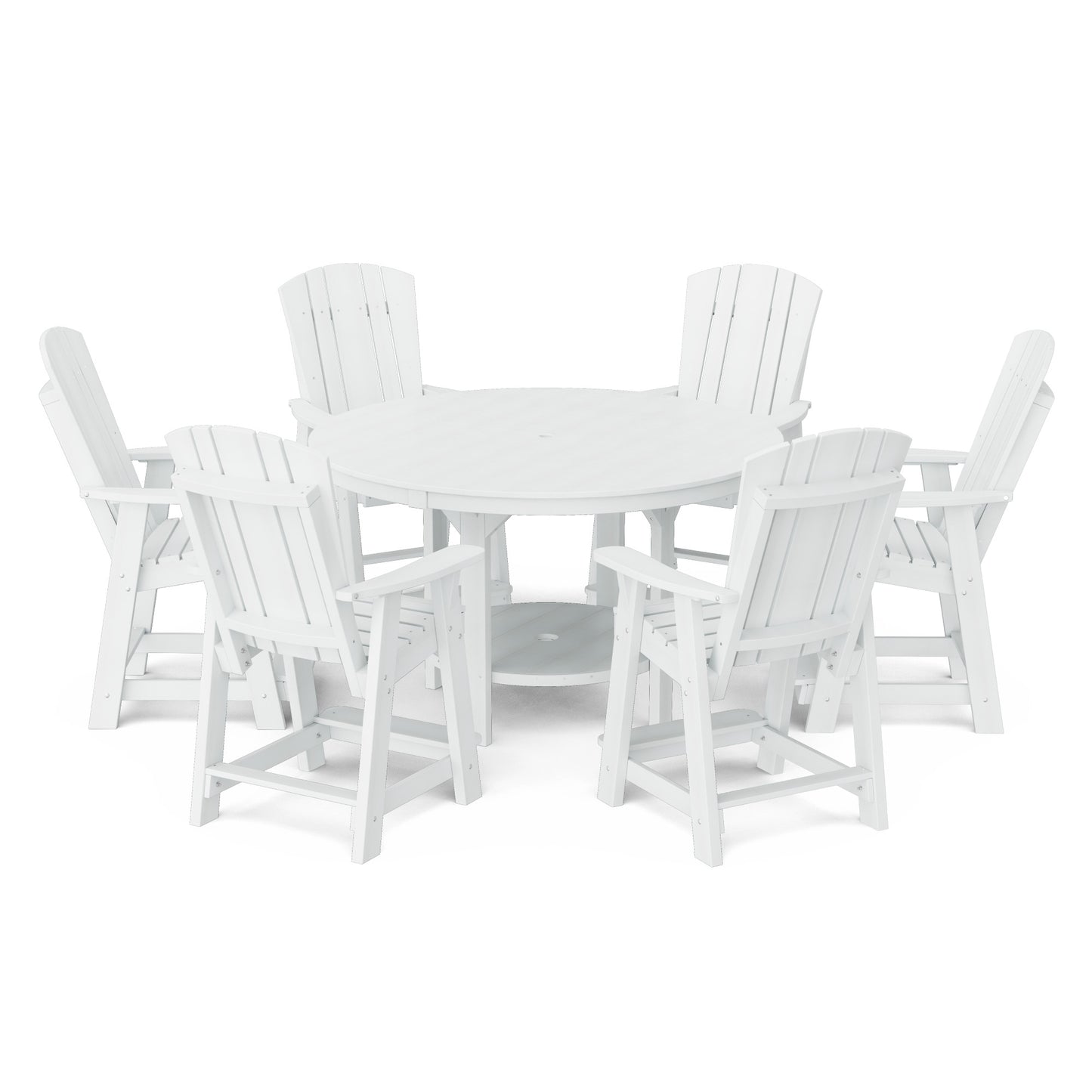 Heritage 7-Piece Round Counter Height Dining Set