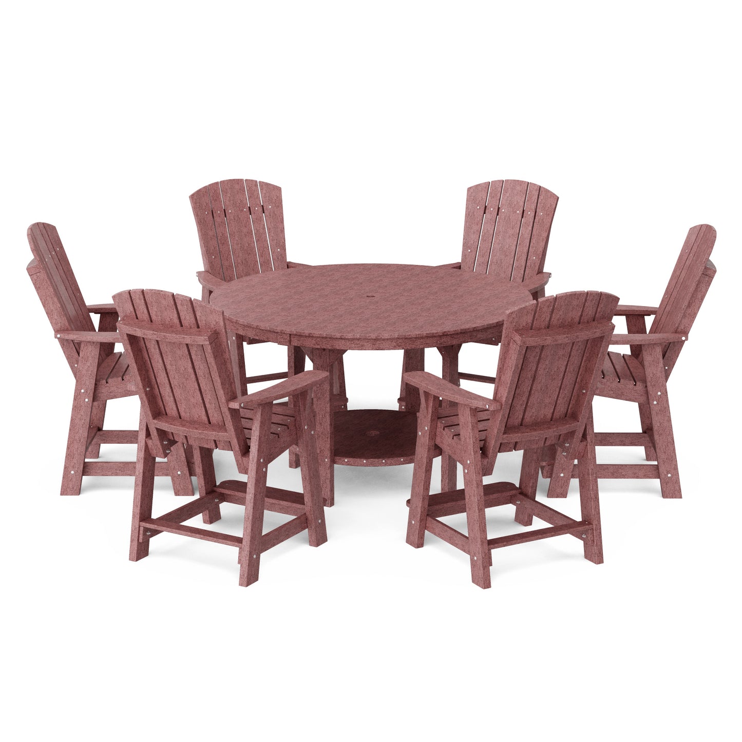 Heritage 7-Piece Round Counter Height Dining Set