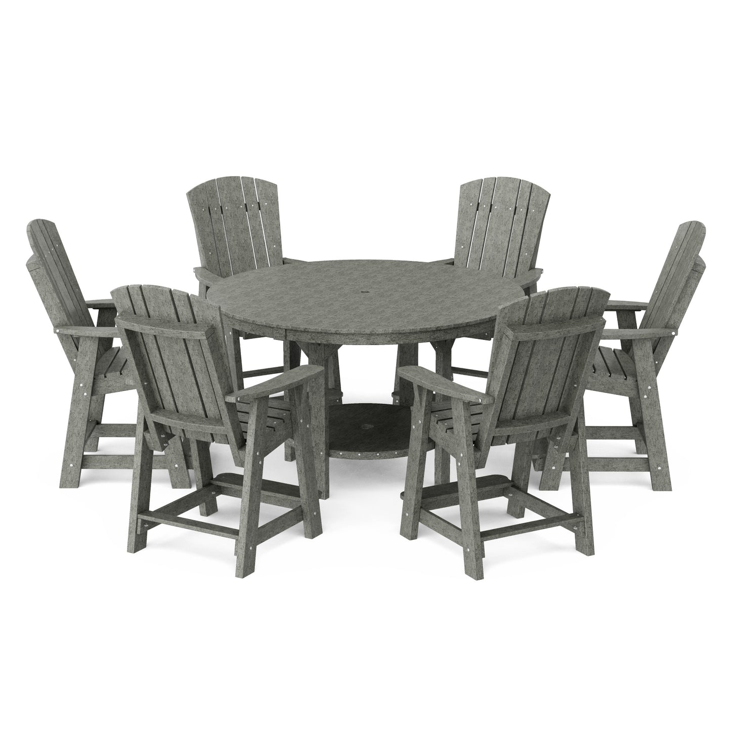 Heritage 7-Piece Round Counter Height Dining Set