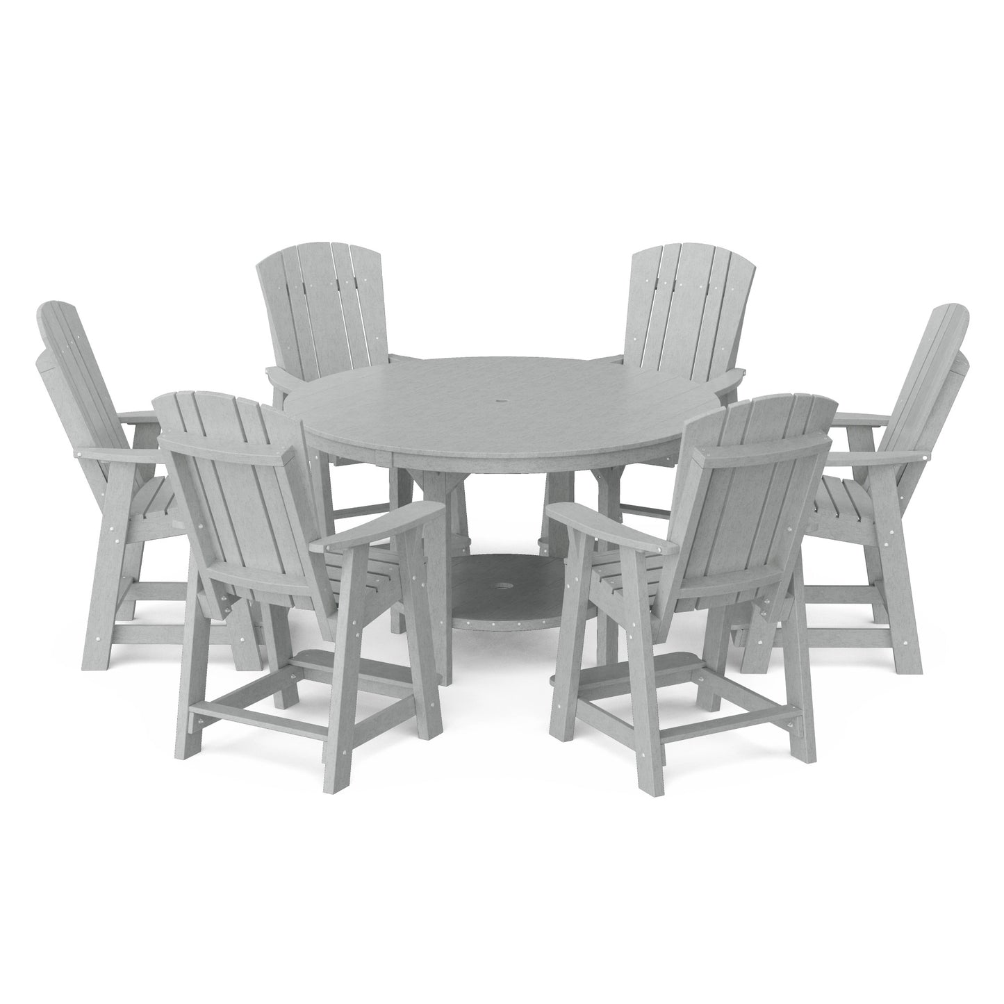 Heritage 7-Piece Round Counter Height Dining Set