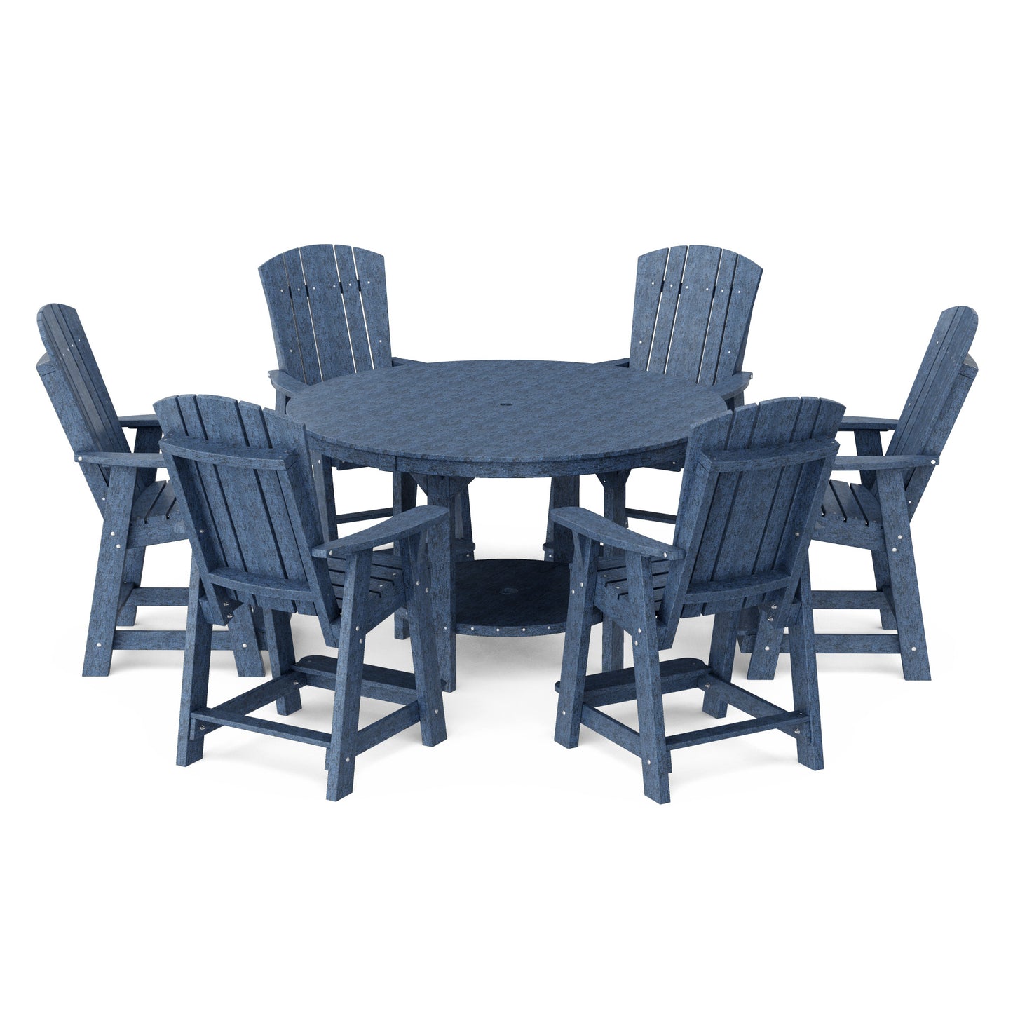 Heritage 7-Piece Round Counter Height Dining Set