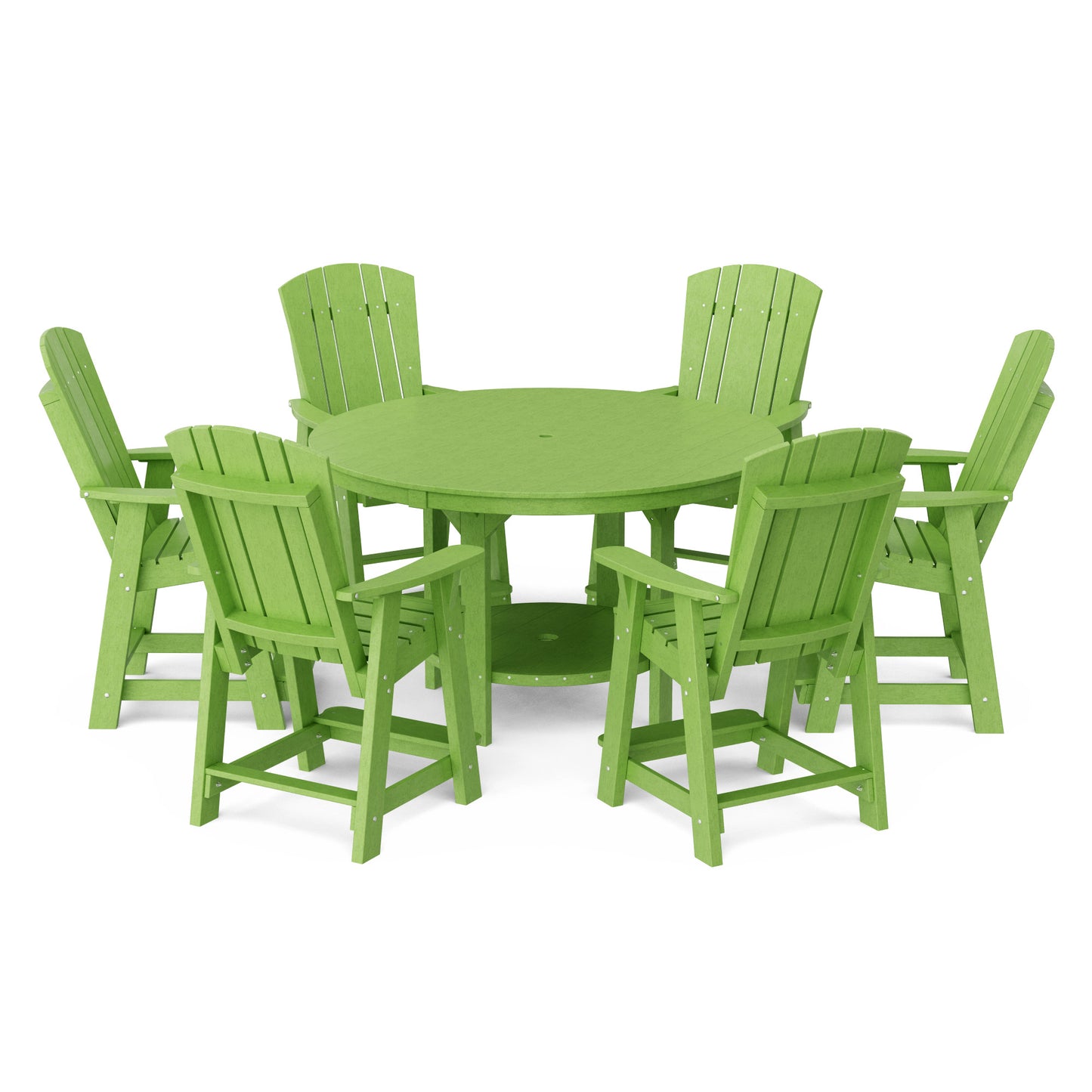 Heritage 7-Piece Round Counter Height Dining Set