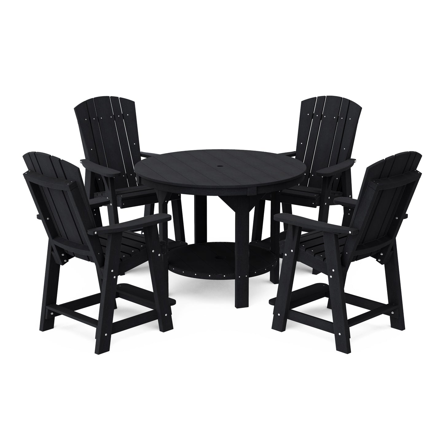 Heritage 5-Piece Round Counter Height Dining Set